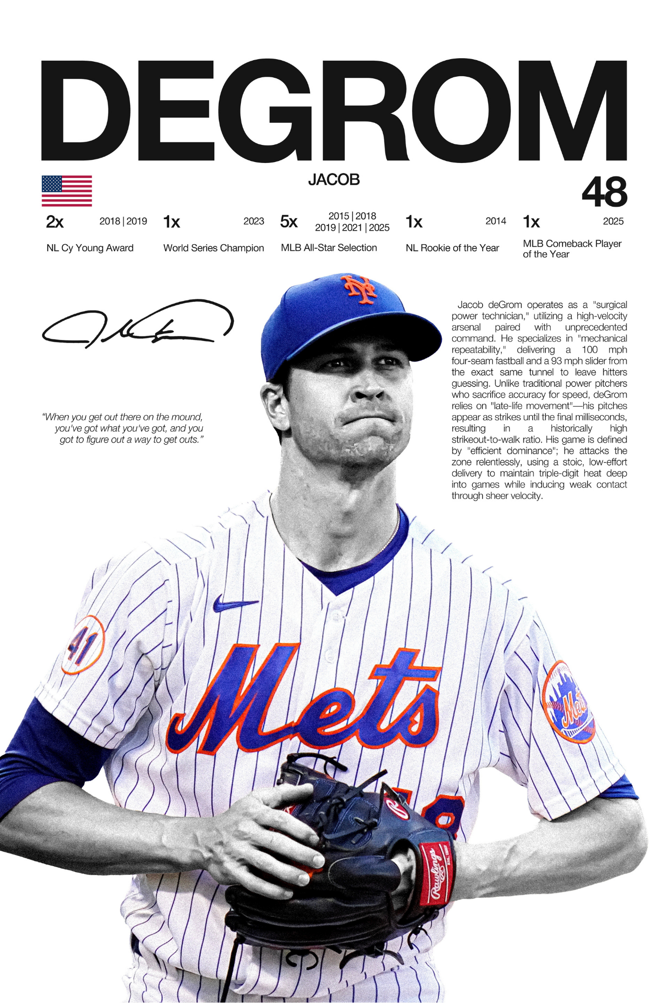Jacob deGrom - Hardline Series
