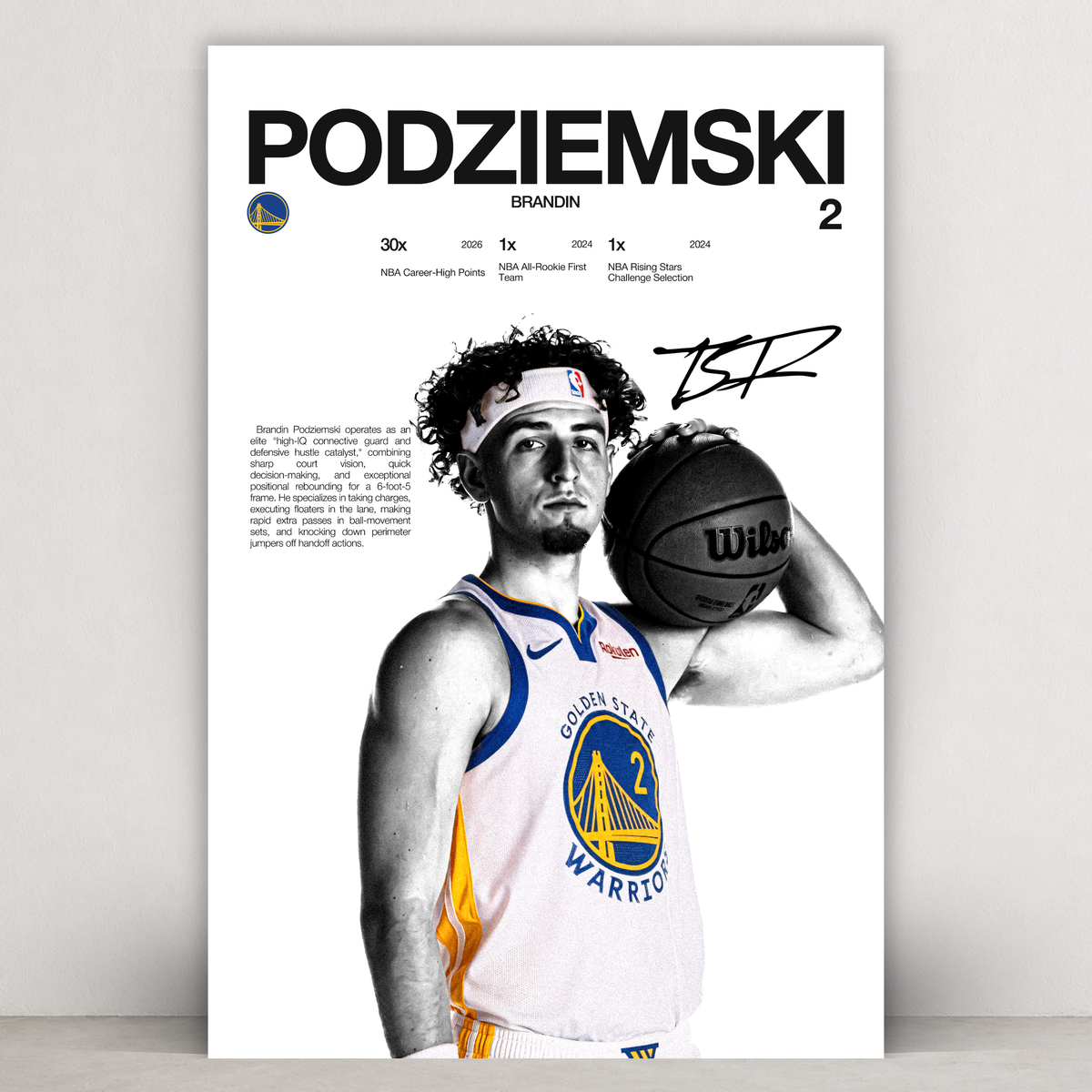 Brandin Podziemski - Hardline Series