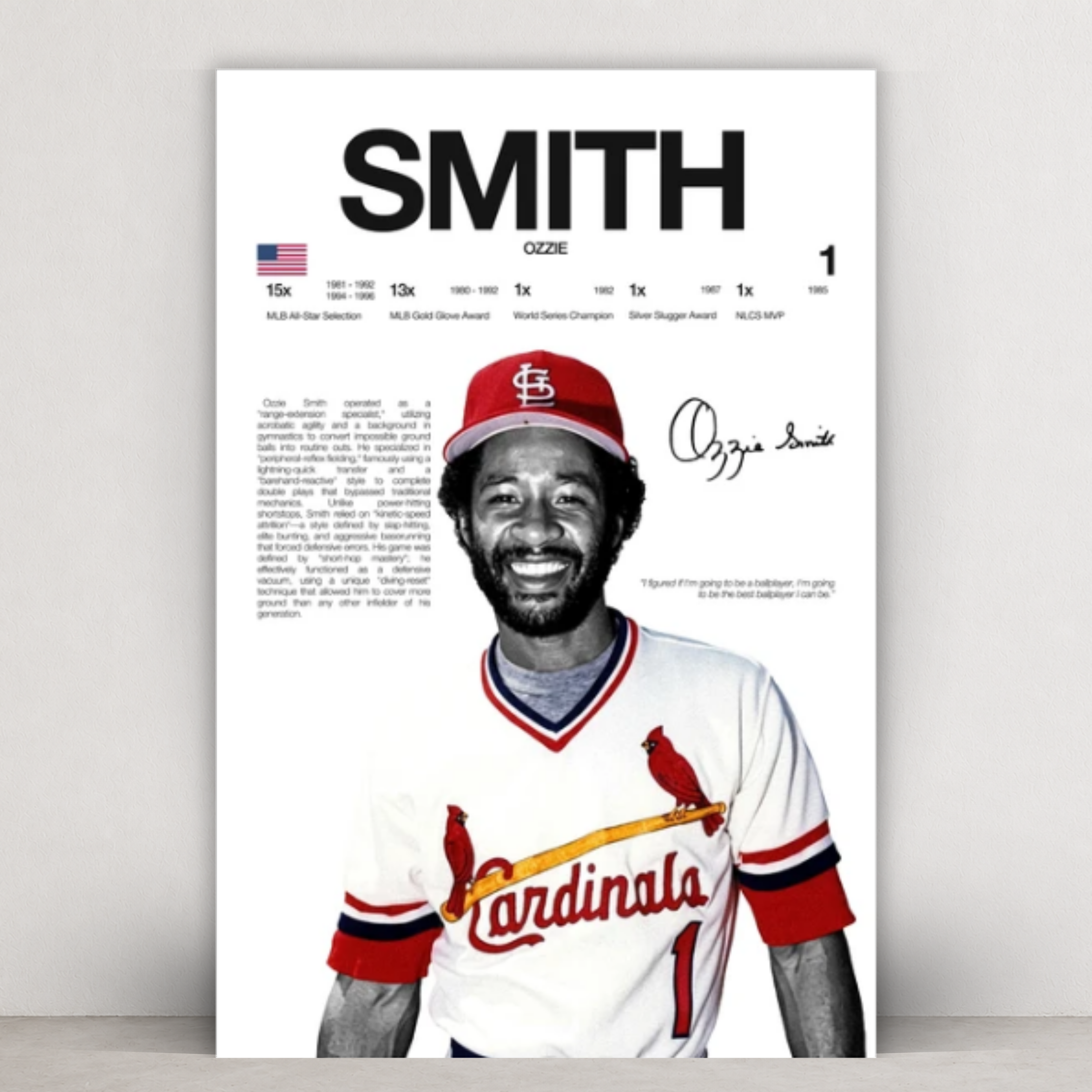 Ozzie Smith - Hardline Series