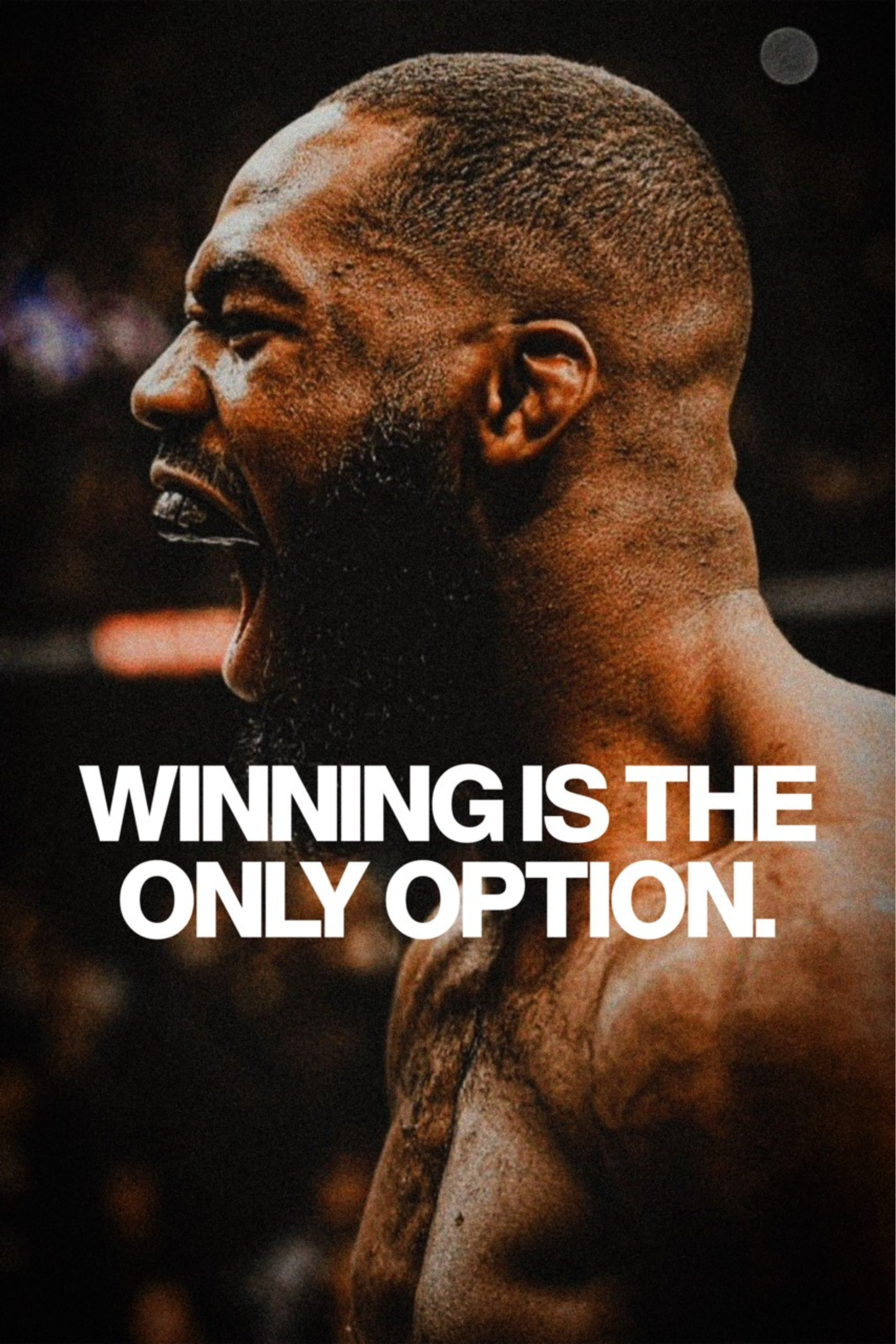 WINNING IS THE ONLY OPTION - JONES