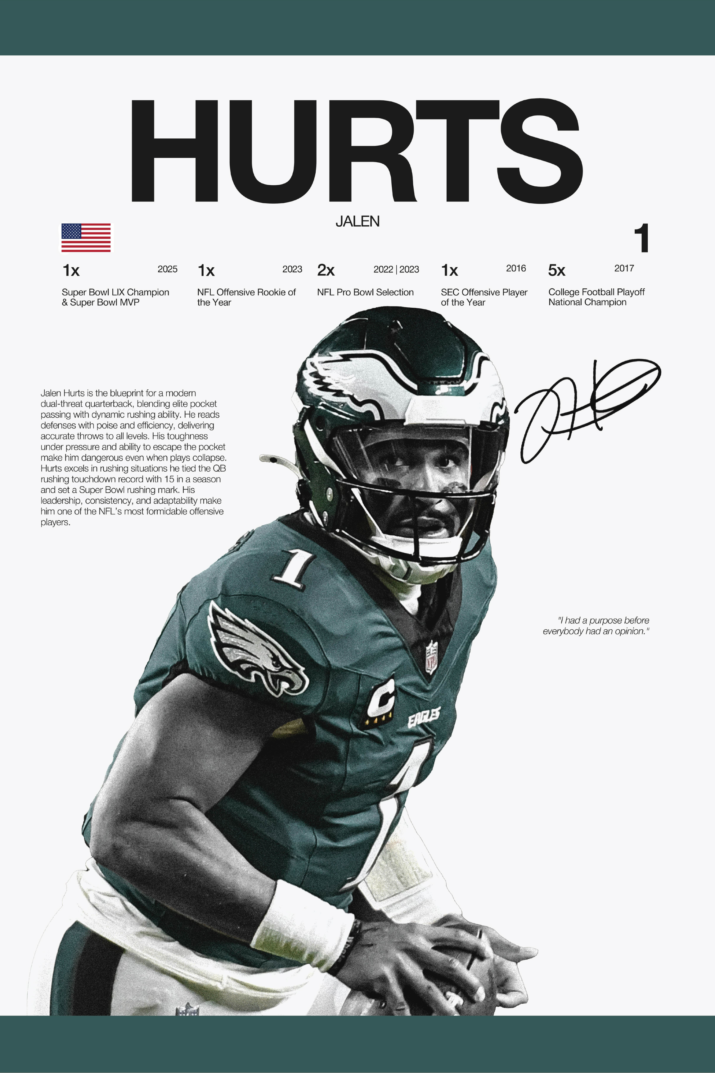 Jalen Hurts - Hardline Series 2