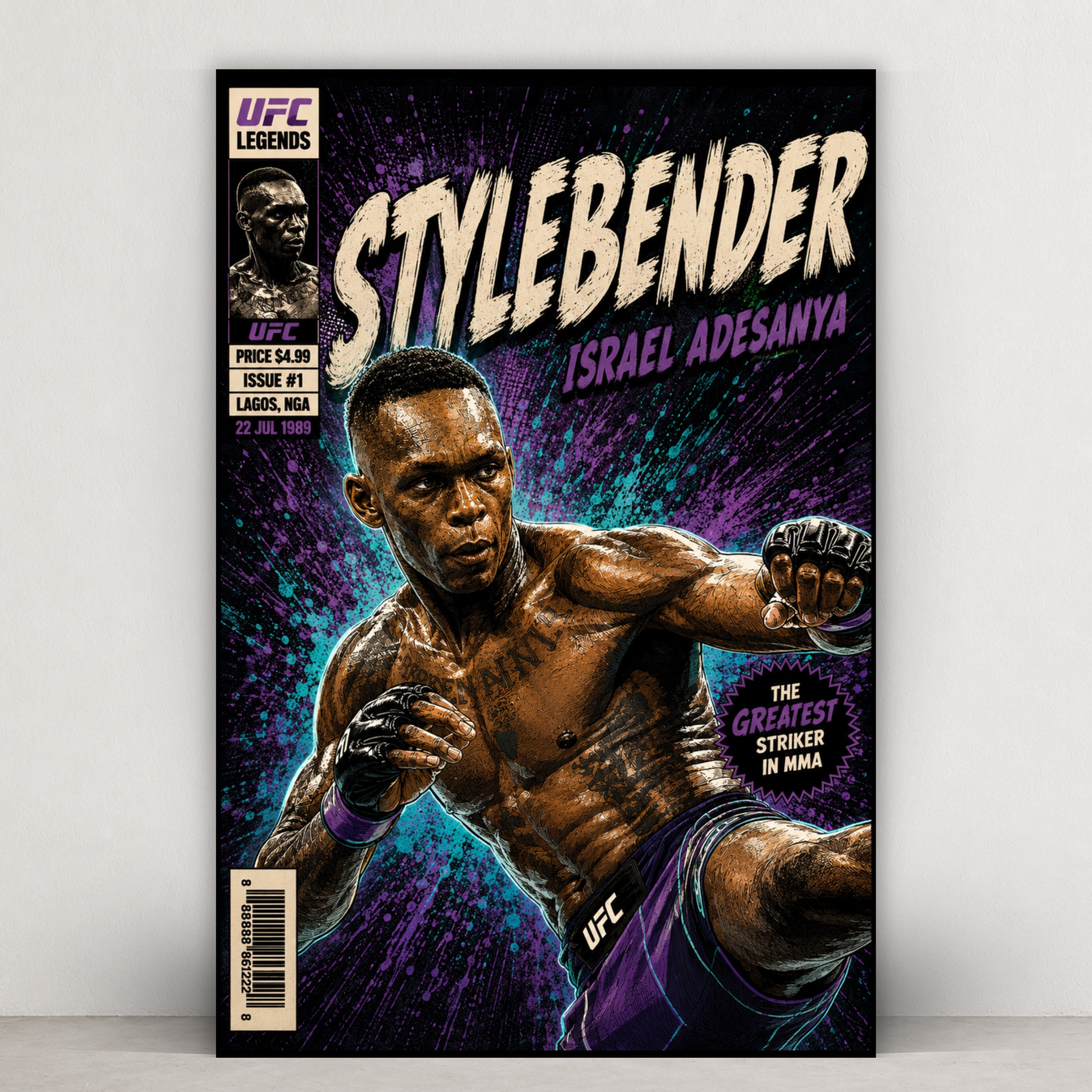 Israel Adesanya - Comic Book