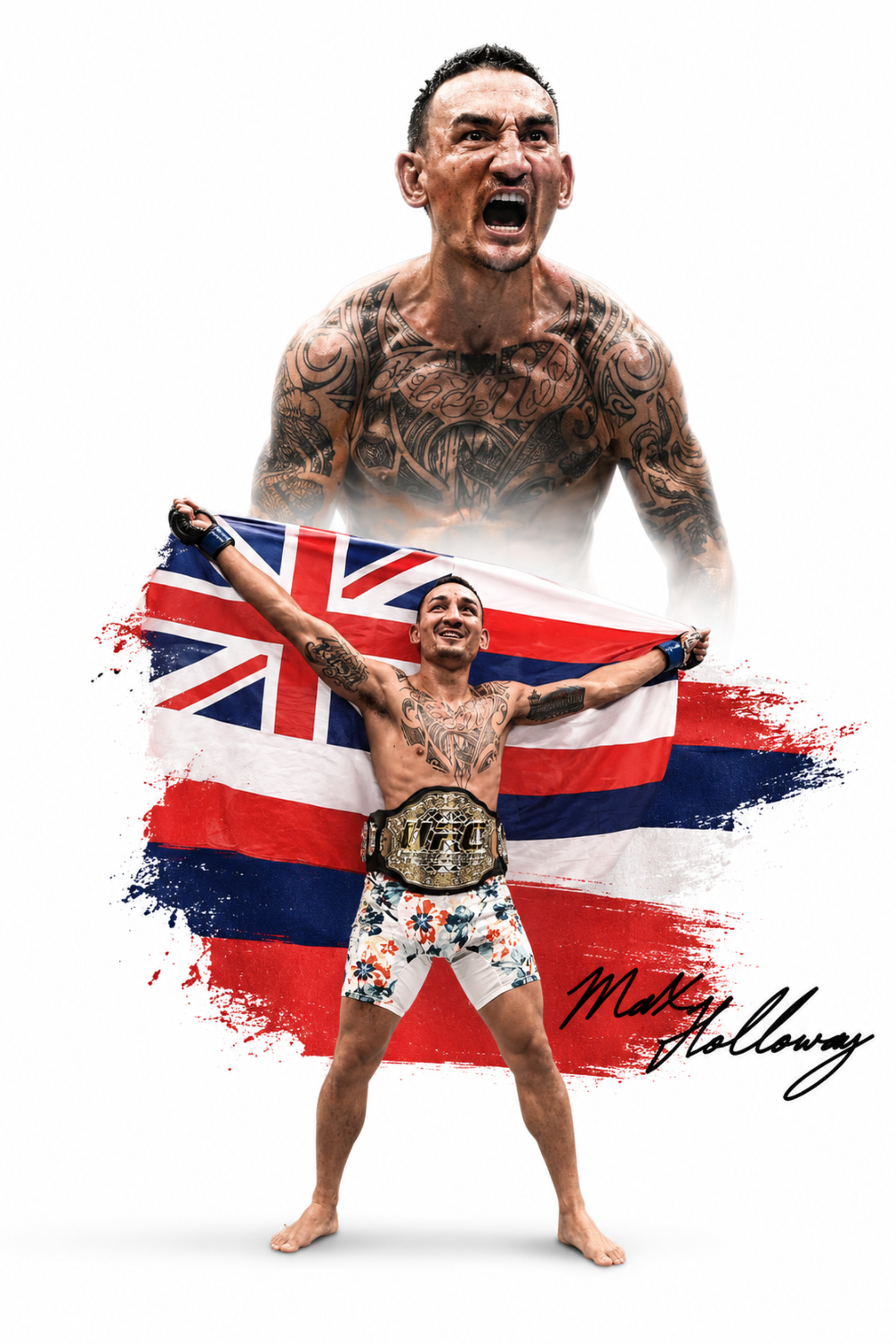 Max Holloway - White Out Series