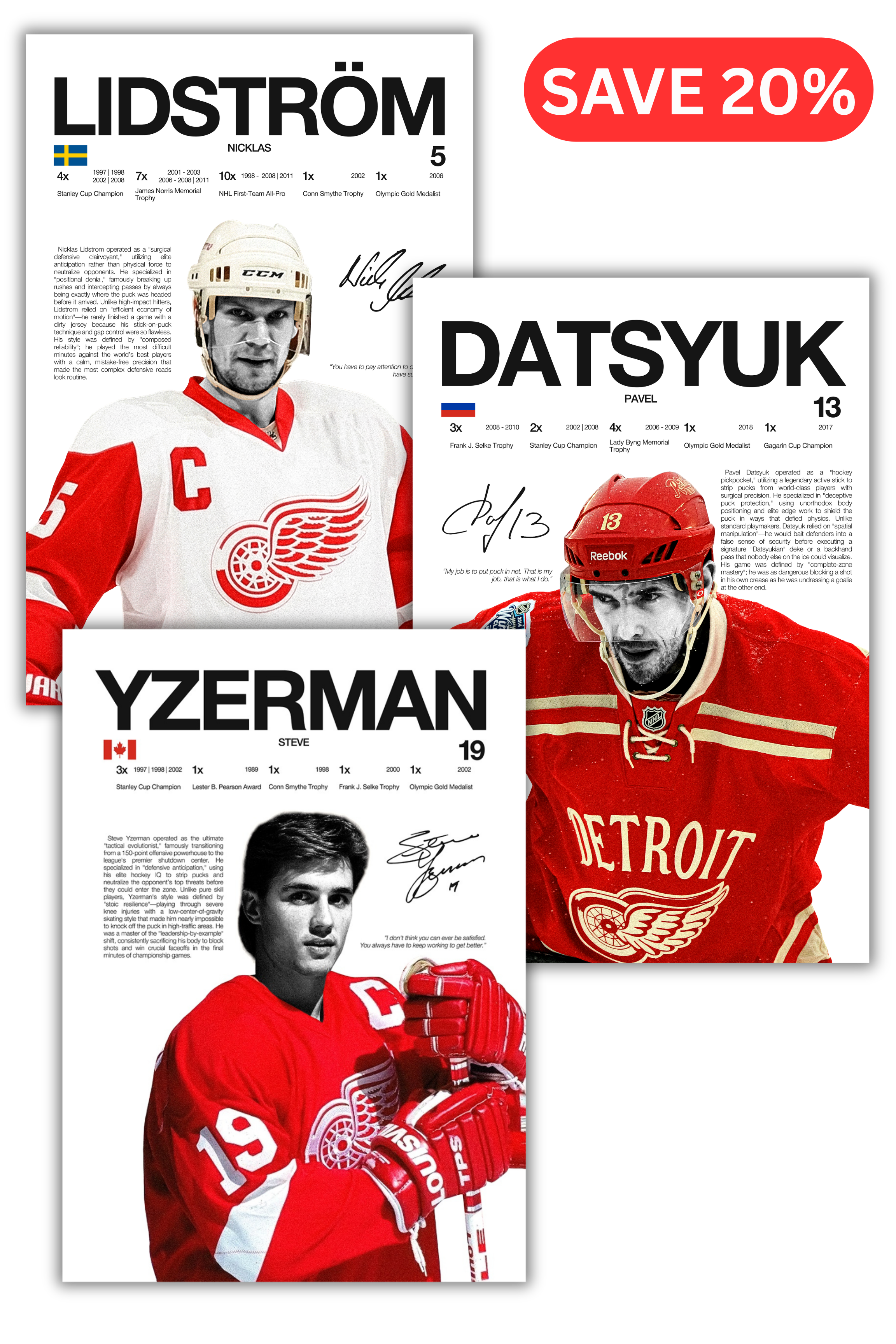 Detroit Icons Bundle - 3 Pack