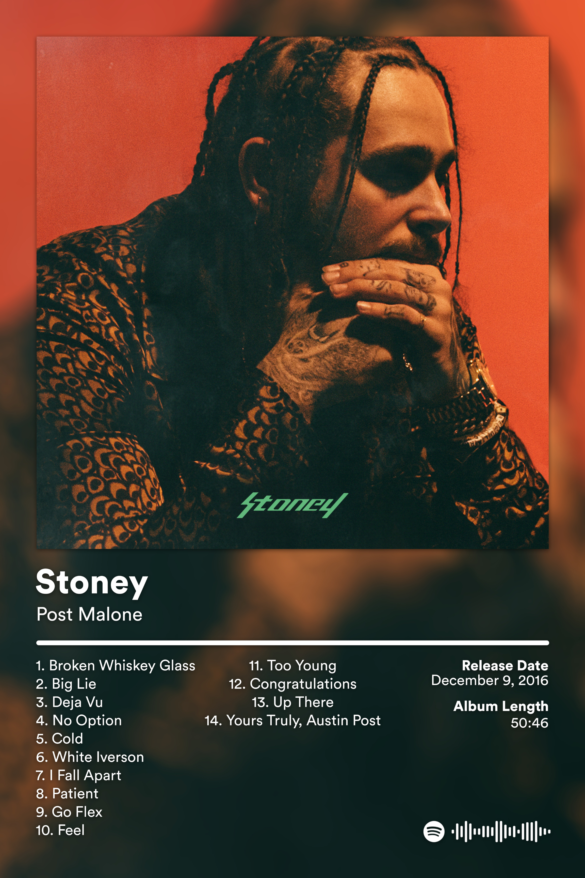 Stoney - POST MALONE PRINT