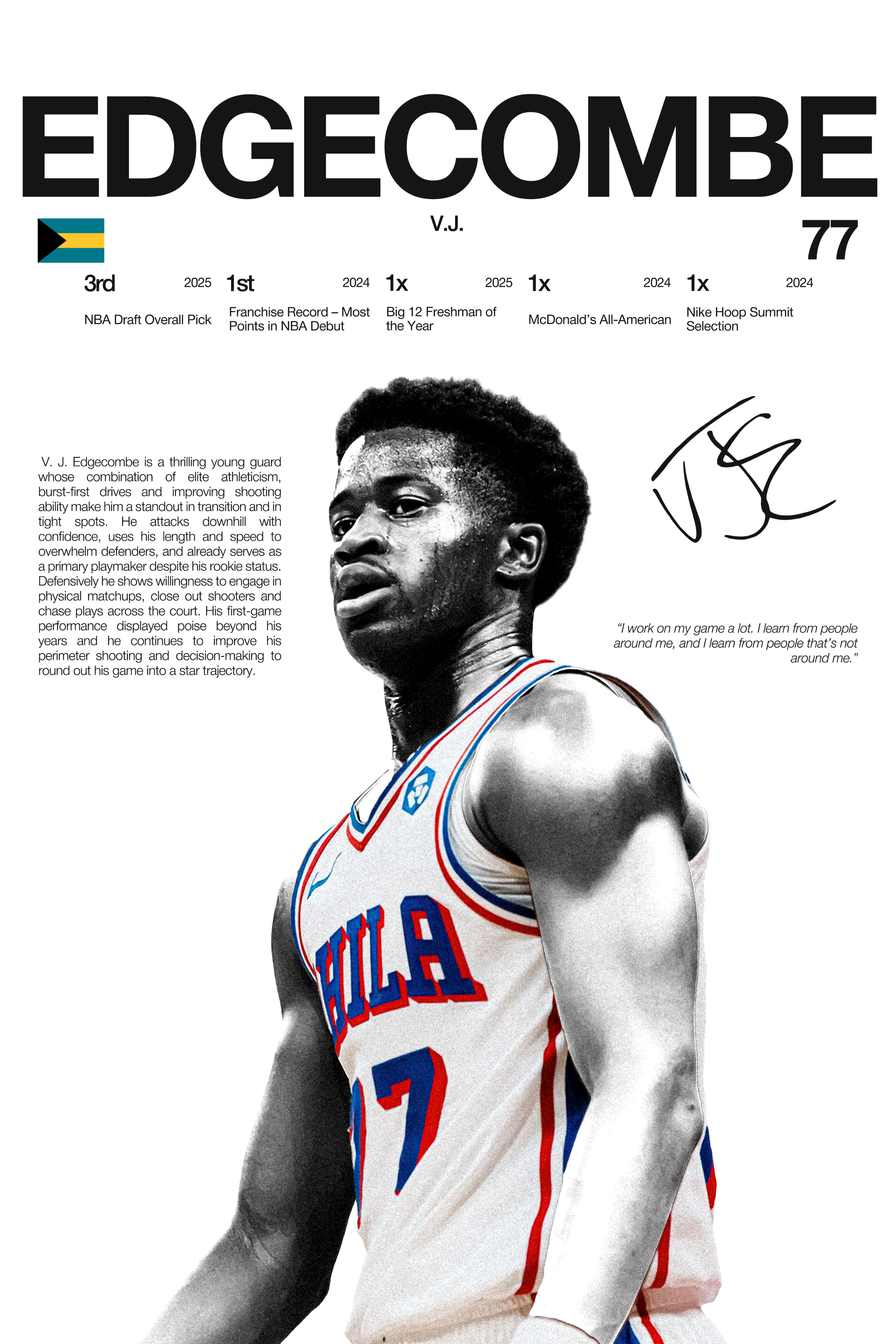 V.J. EDGECOMBE - Hardline Series