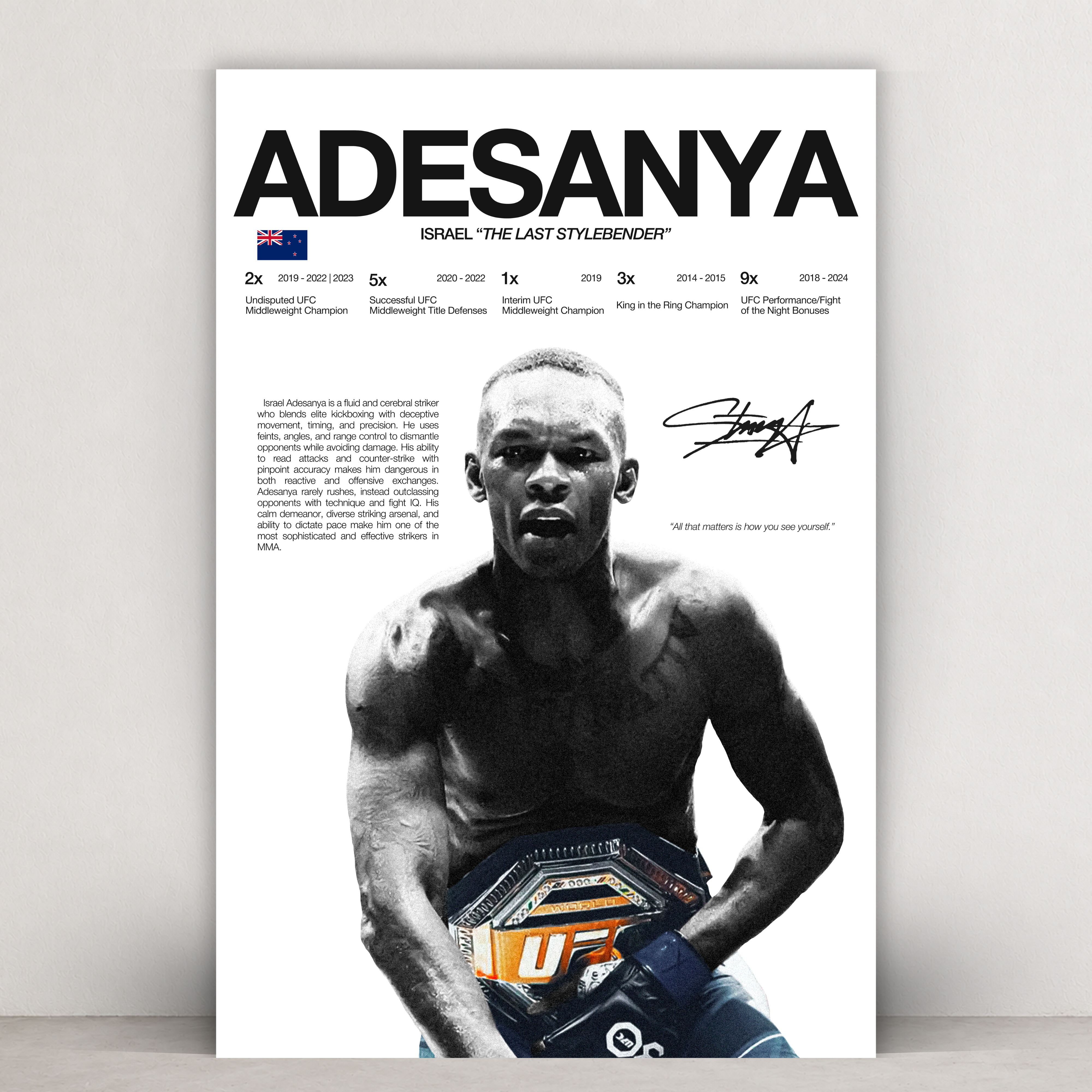 Israel Adesanya - Hardline Series