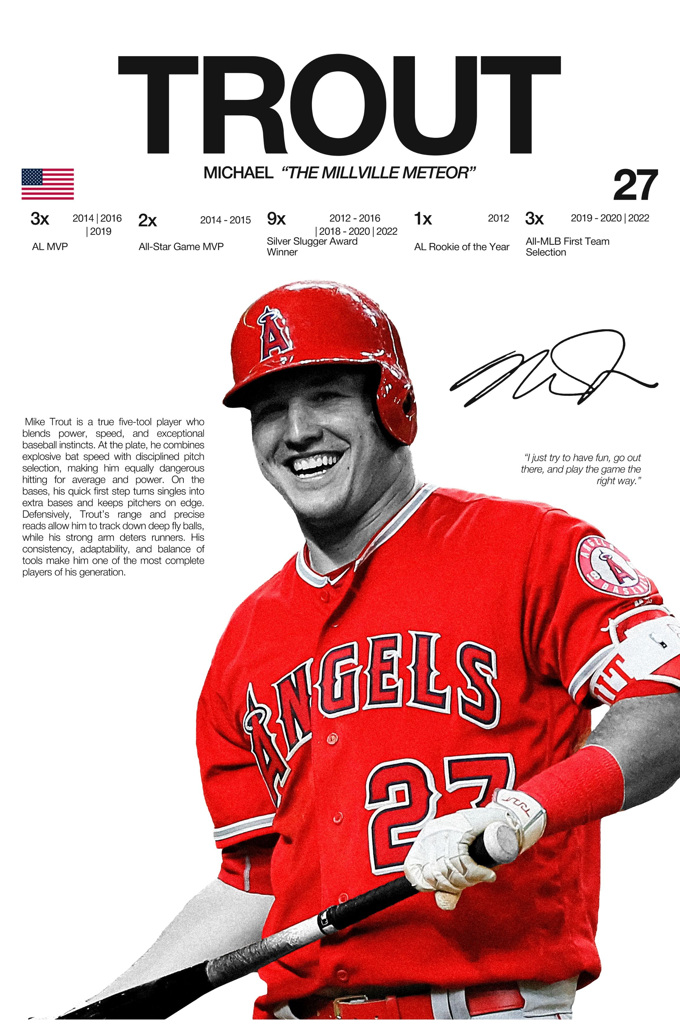 Mike (Michael) Trout - Hardline Series