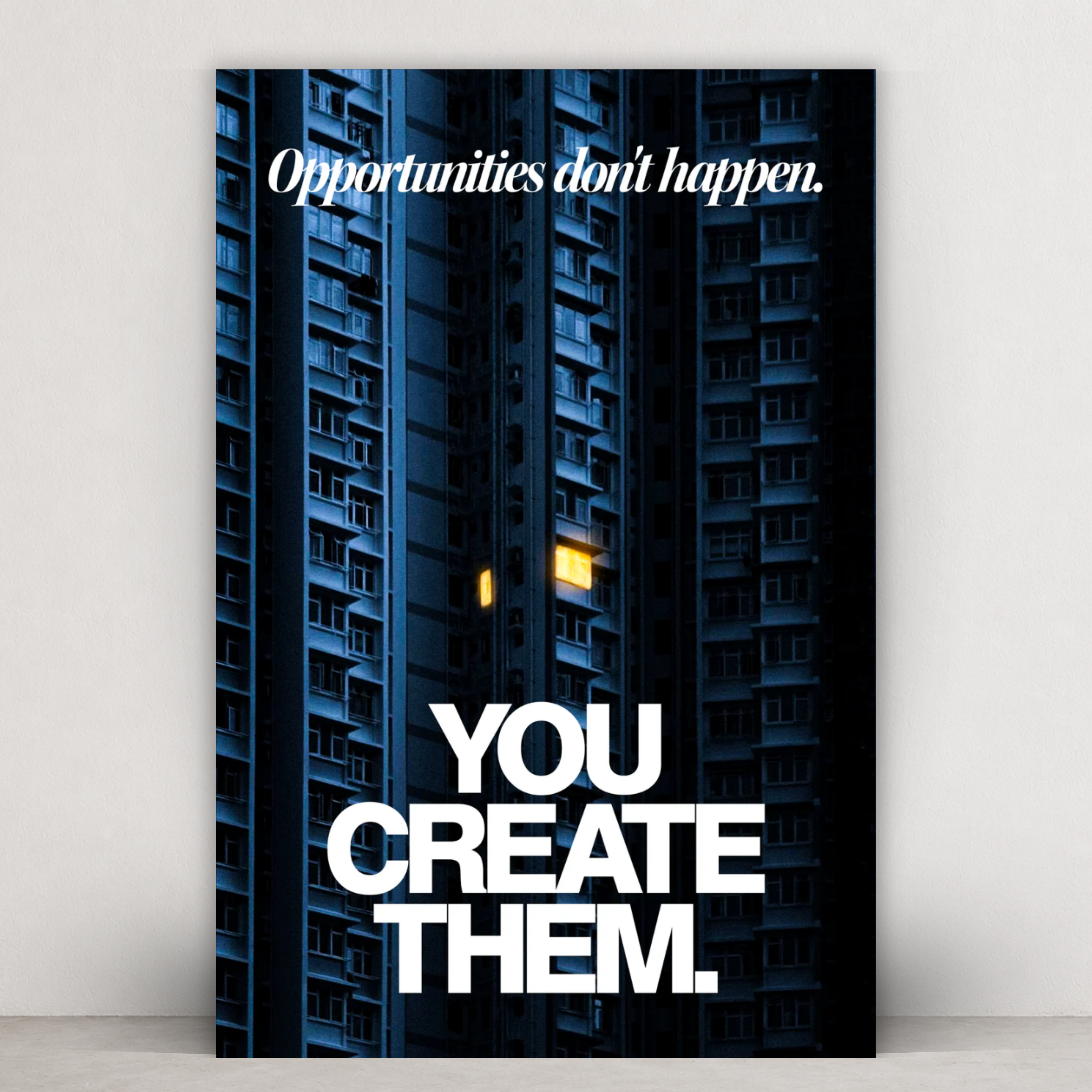 CREATE OPPORTUNITY.