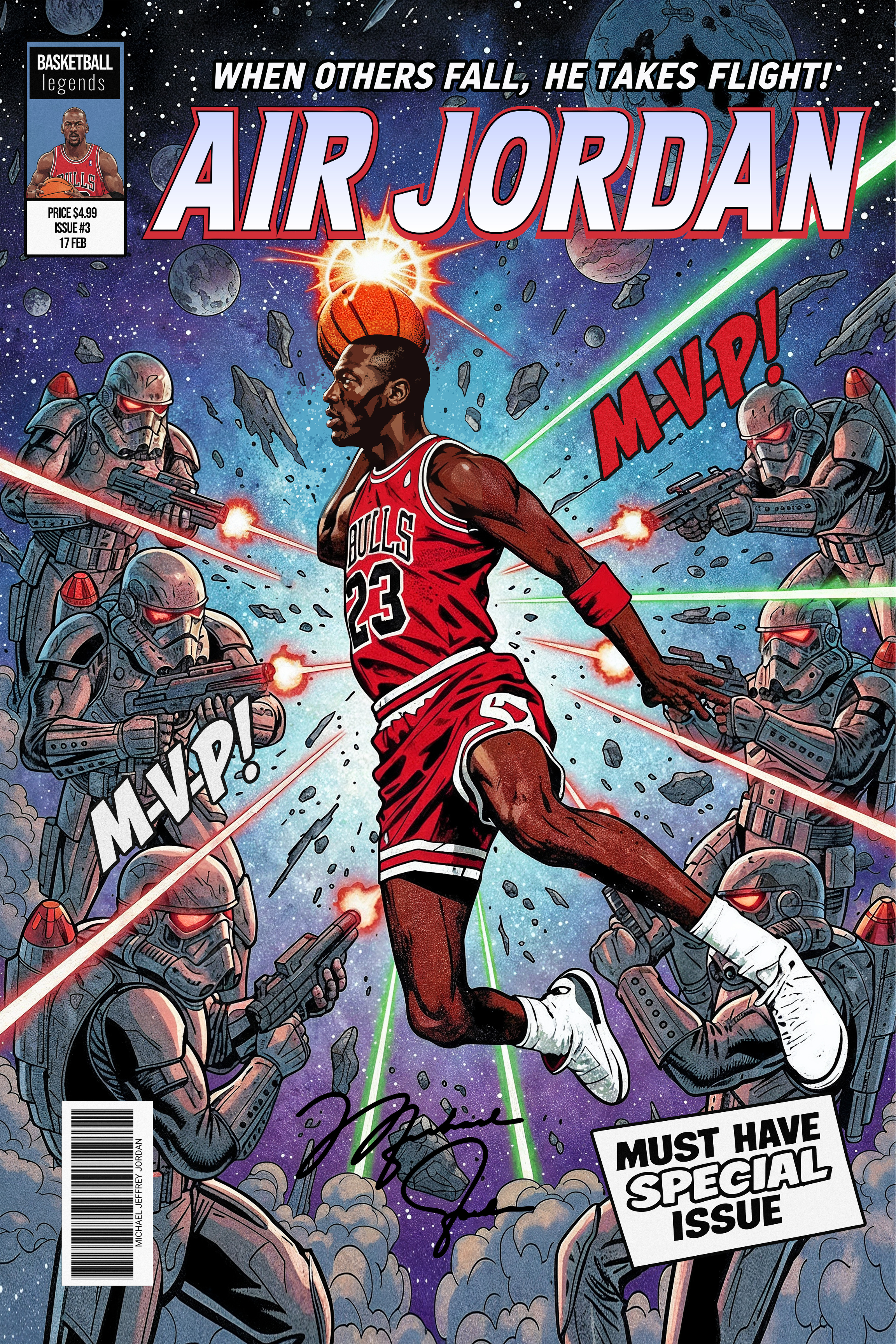 JORDAN - TAKE FLIGHT COMIC