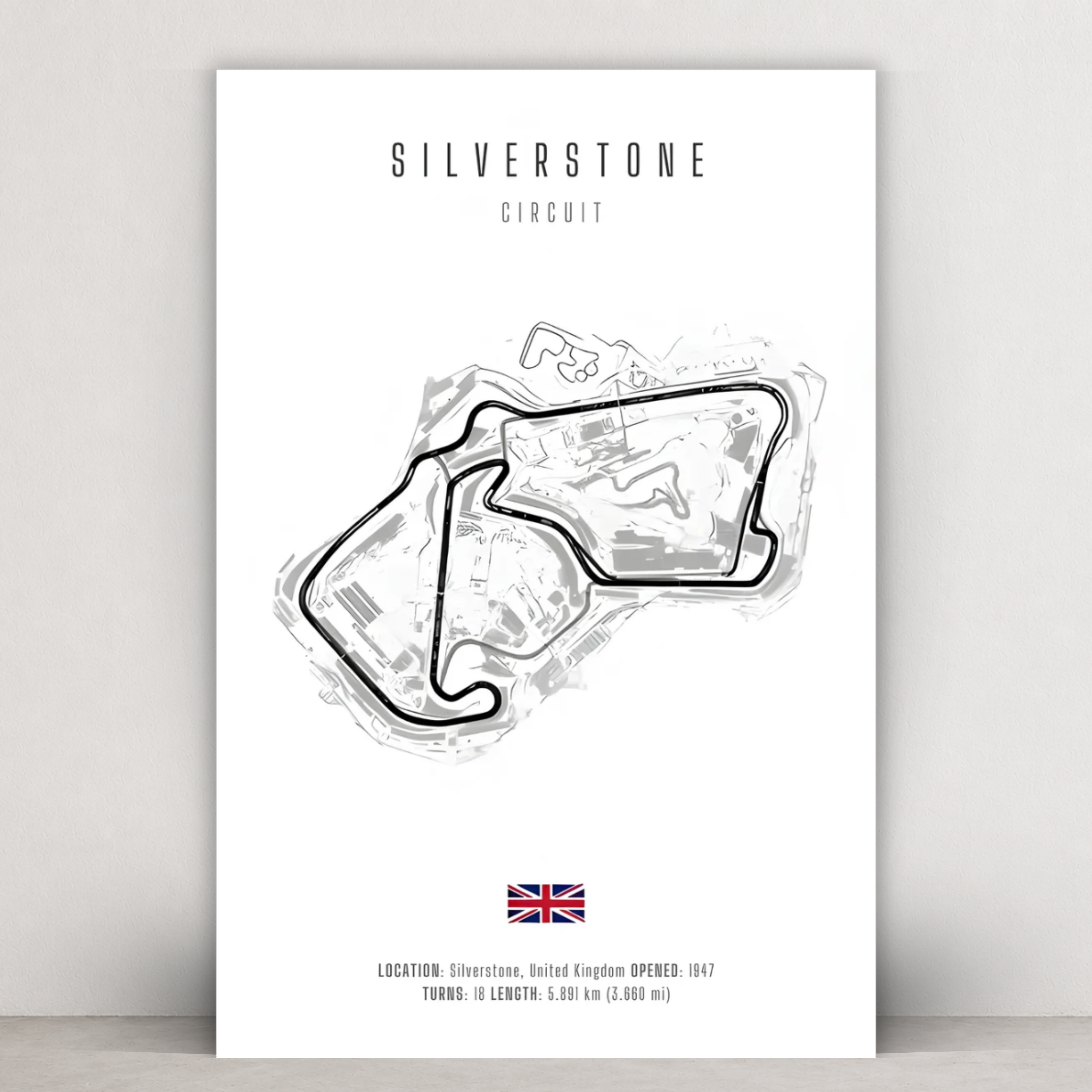Silverstone Circuit Blueprint