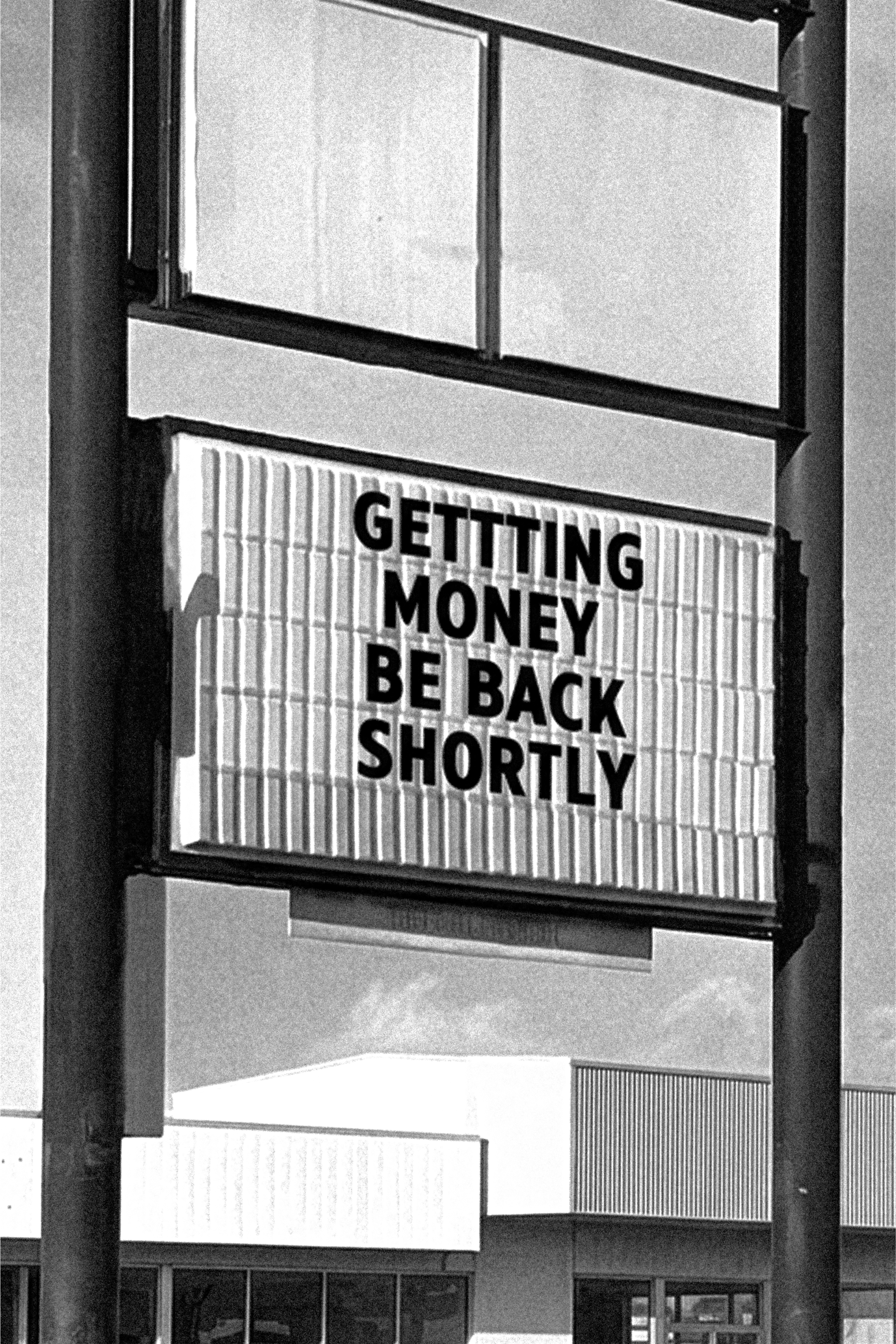 BE BACK SHORTLY