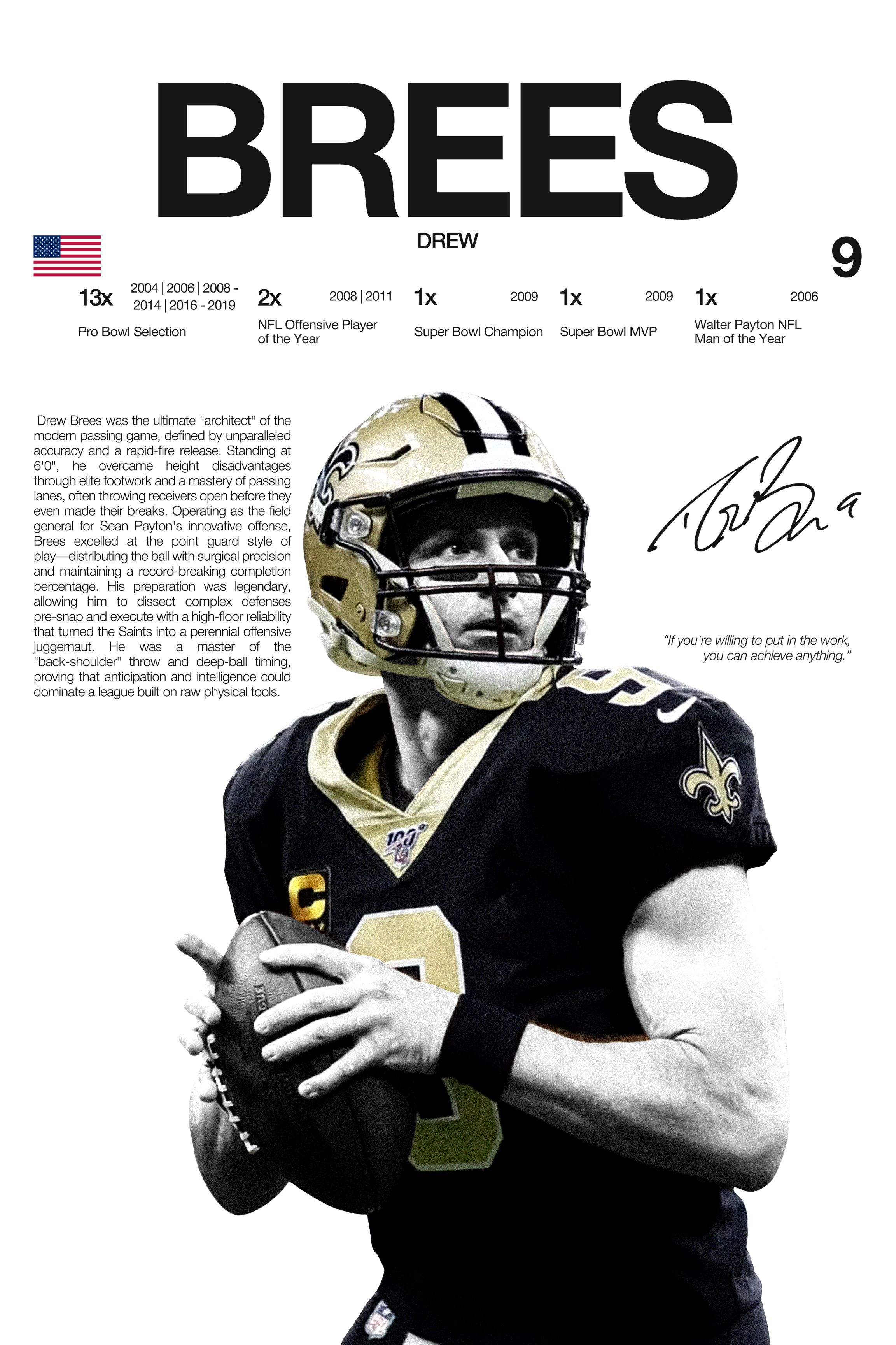 DREW BREES - HARDLINE SERIES