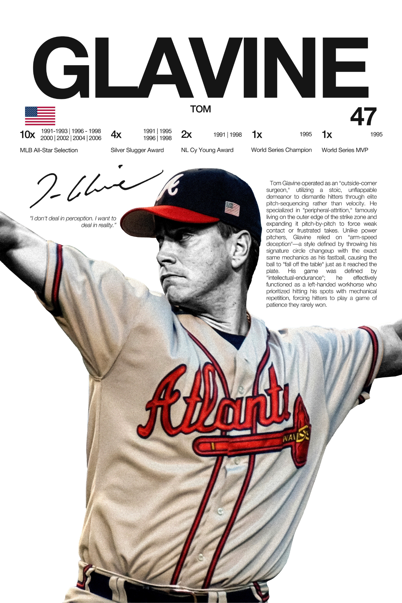 Tom Glavine - Hardline Series