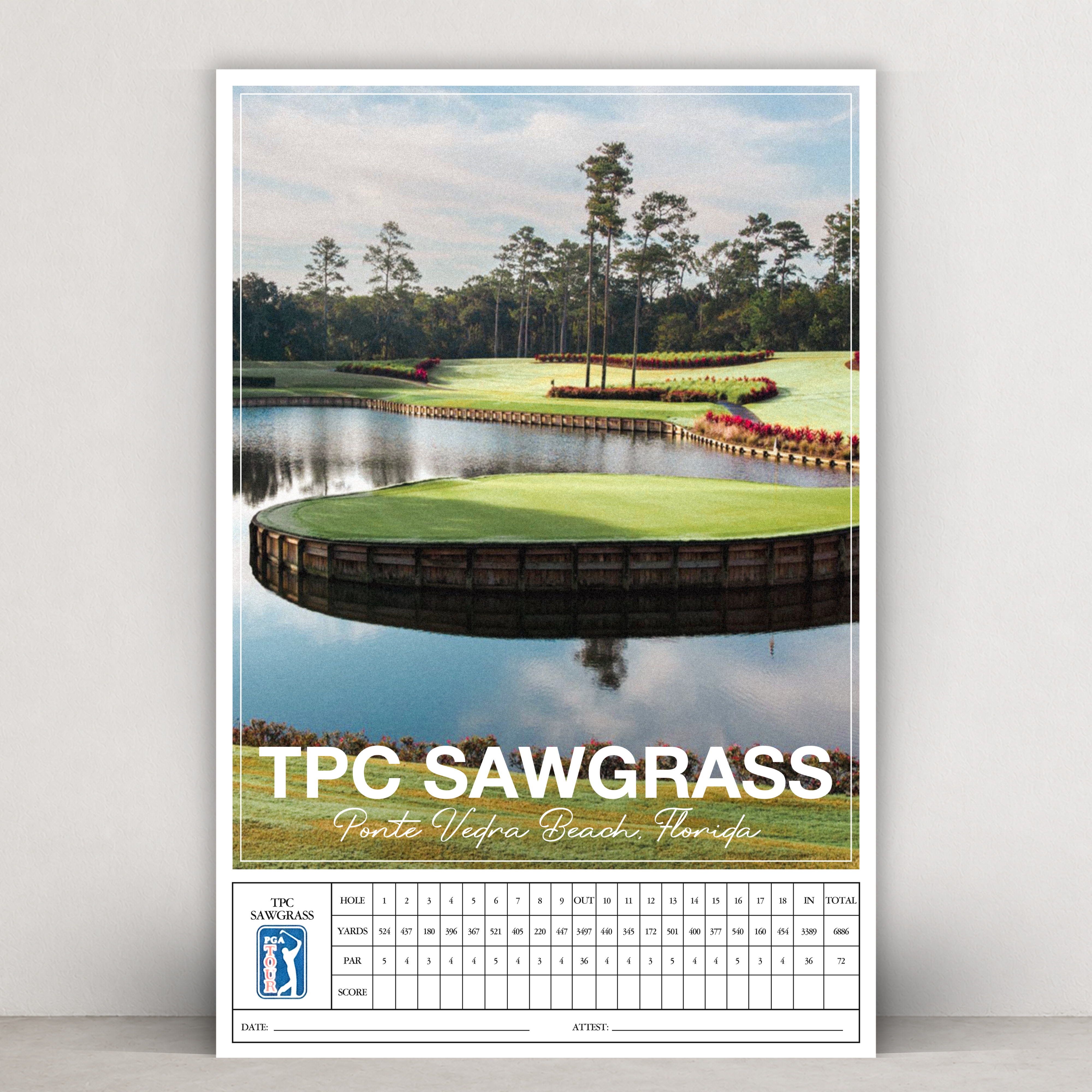 TPC Sawgrass - Scorecard