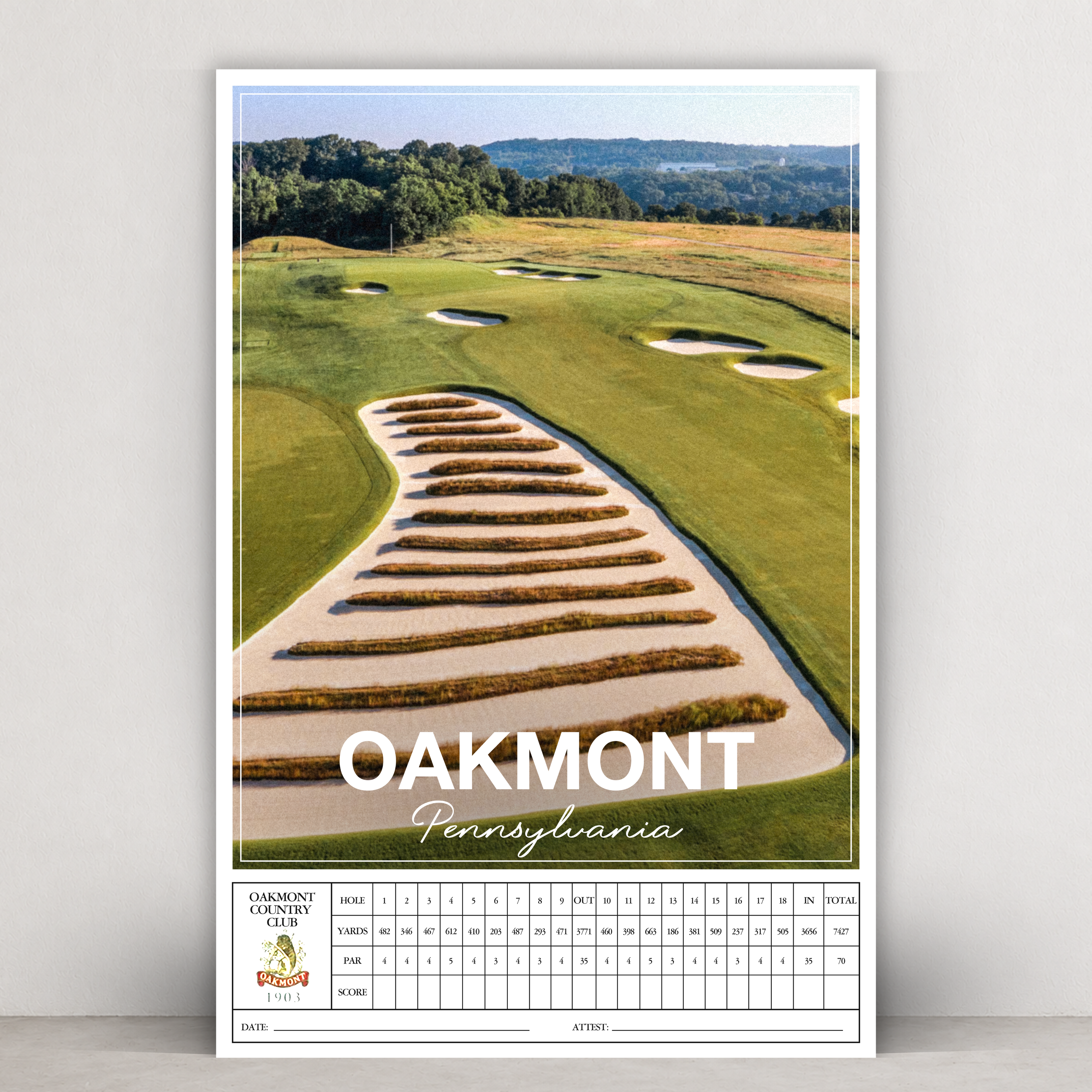 Oakmont - Scorecard
