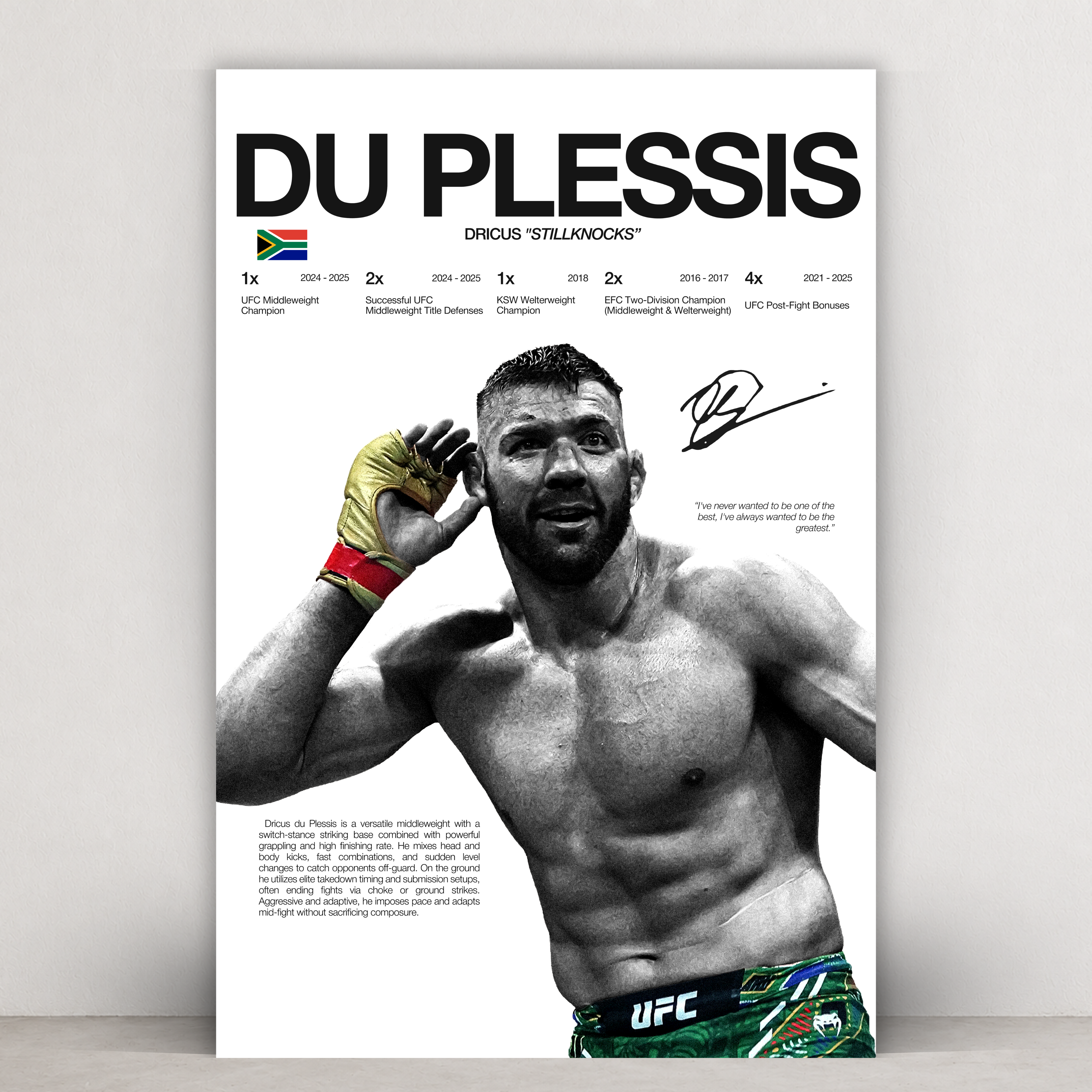 Dricus du Plessis - Hardline Series