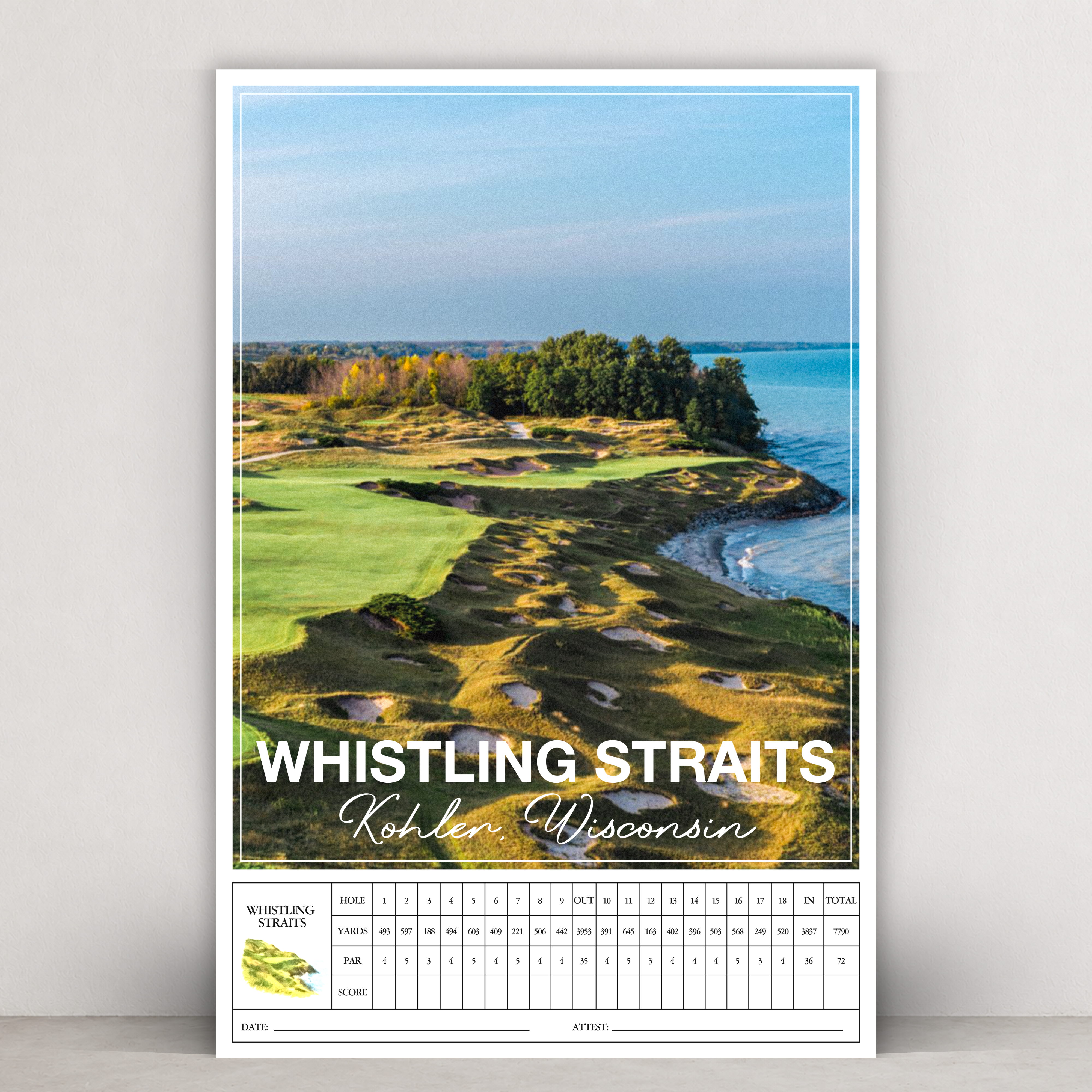 Whistling Straits - Scorecard
