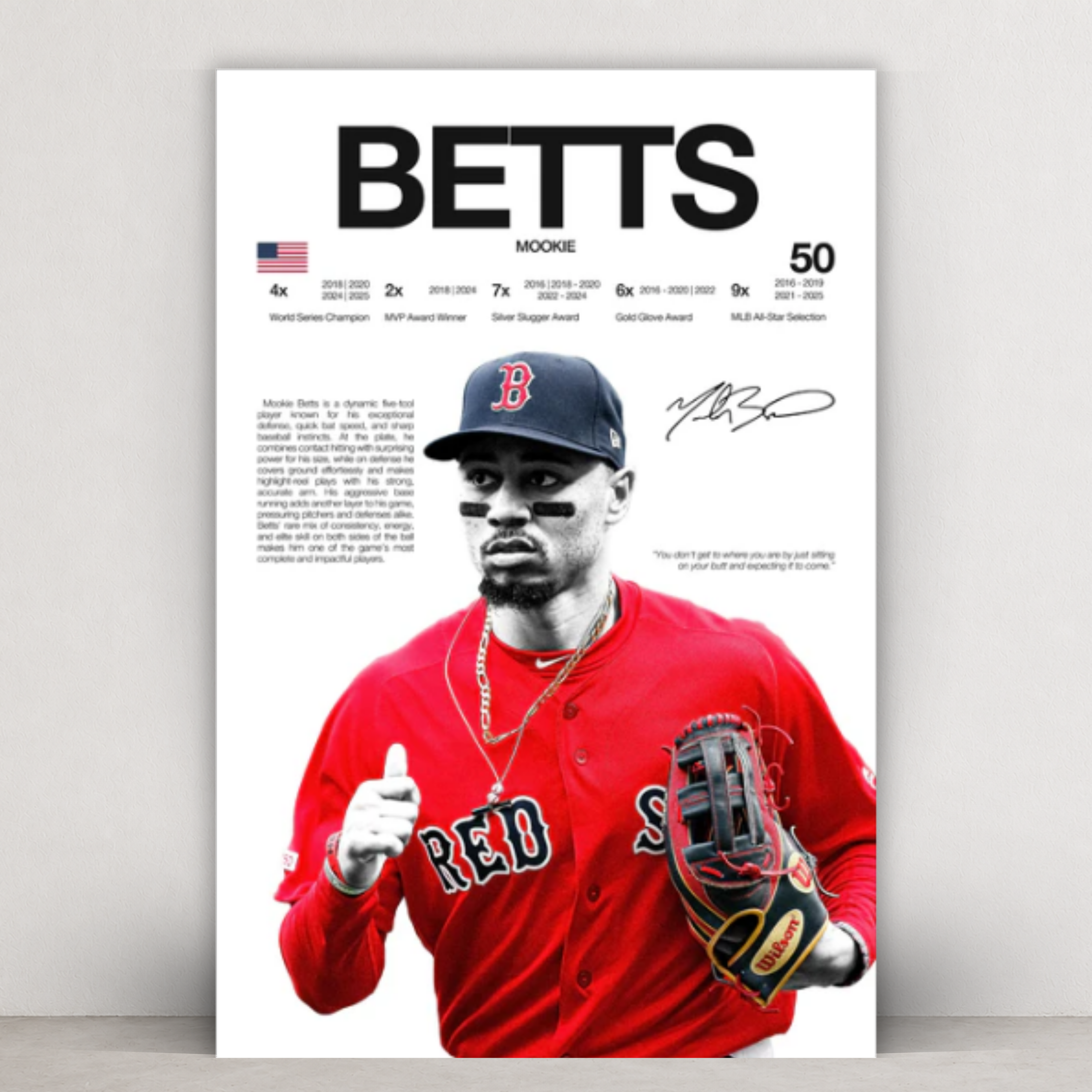 Mookie Betts (Red Sox) - Hardline Series