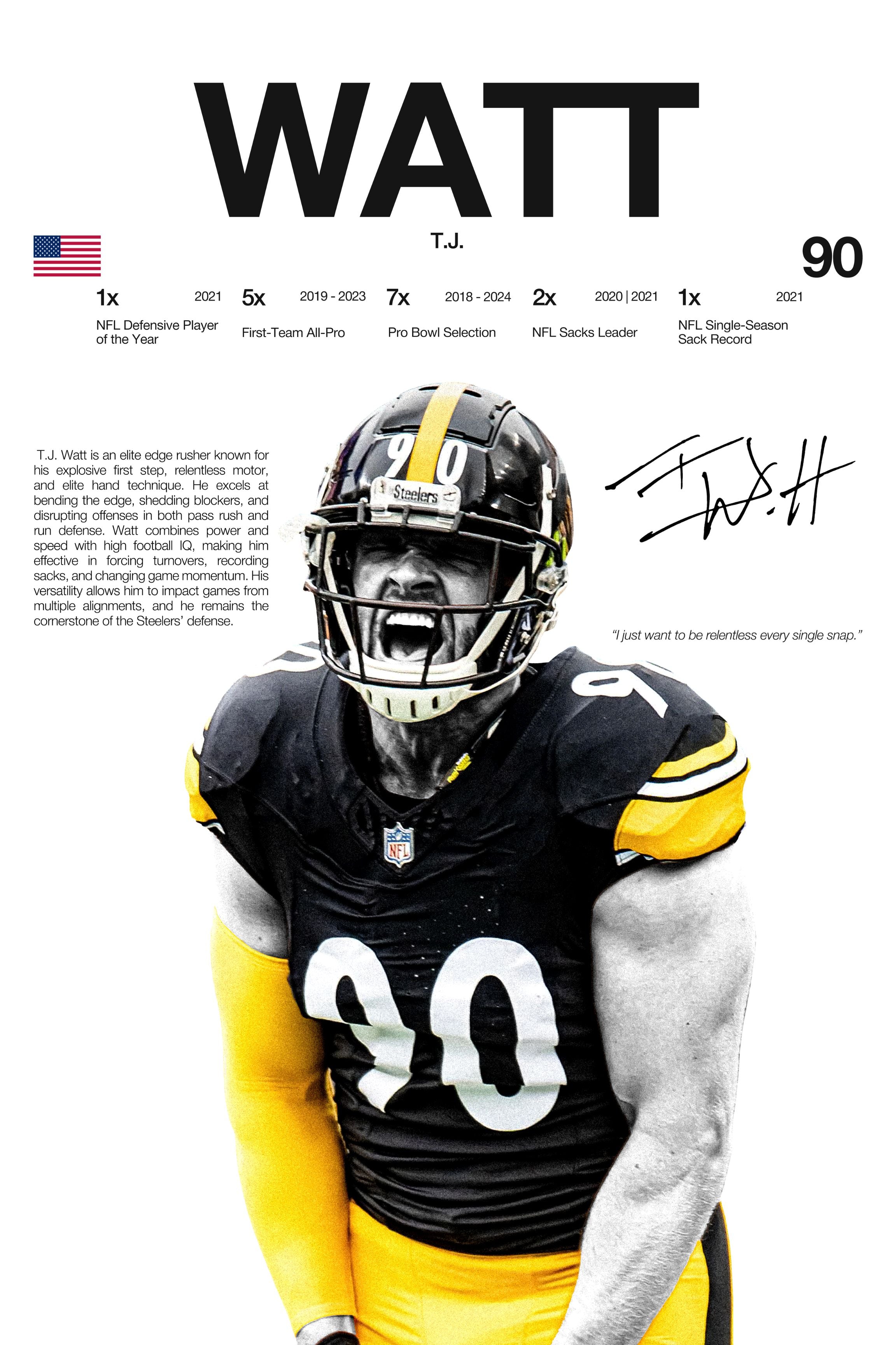 T.J. WATT - HARDLINE SERIES