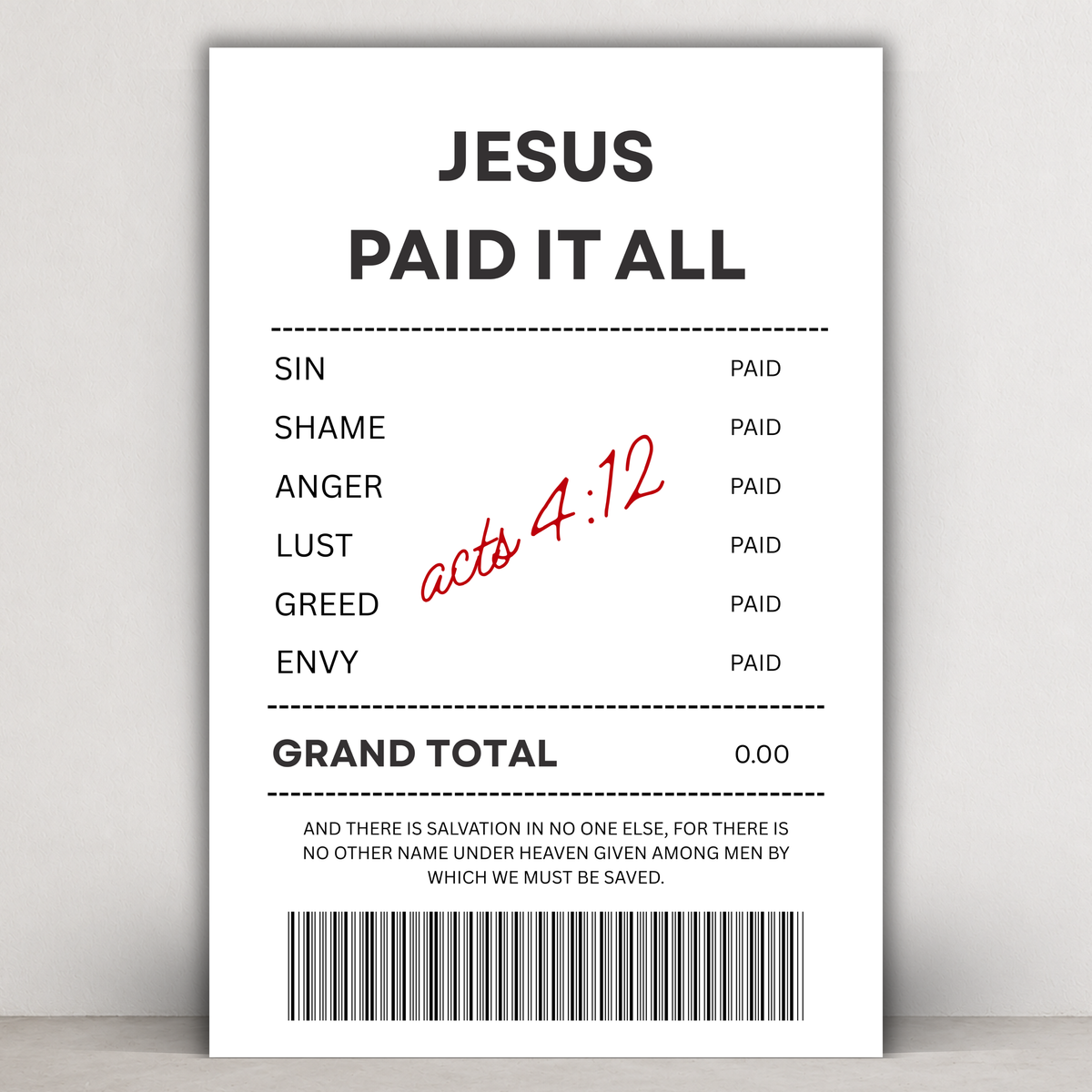 Paid It All