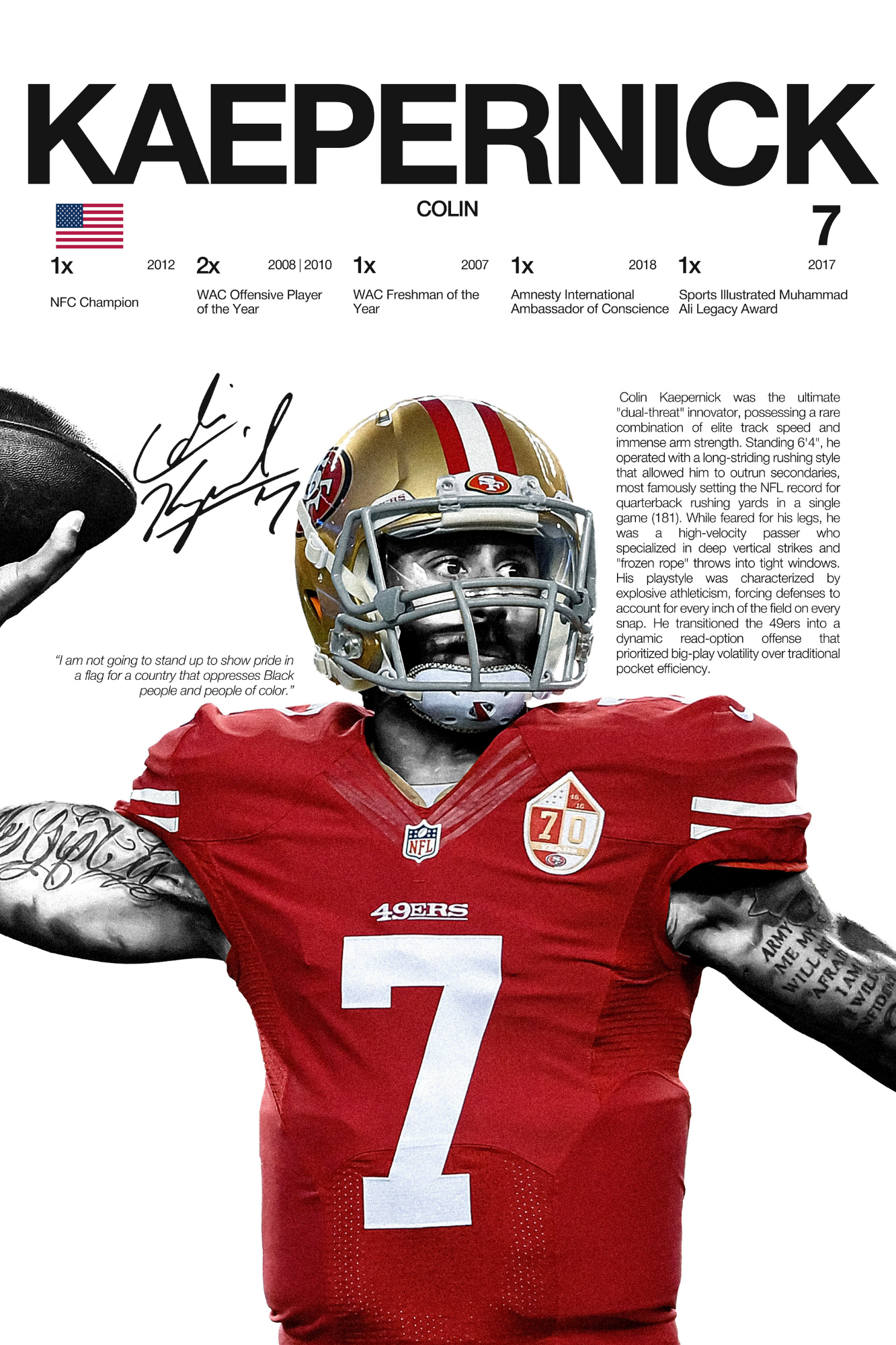 Colin Kaepernick - Hardline Series
