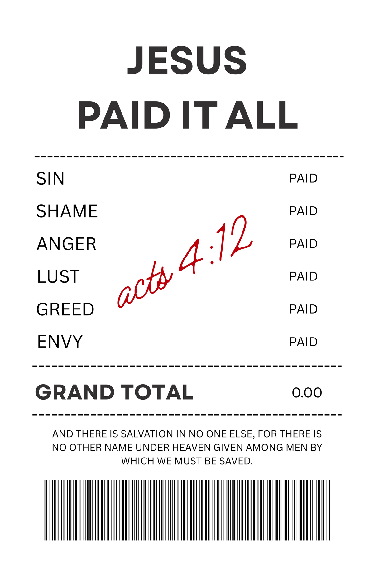 Paid It All