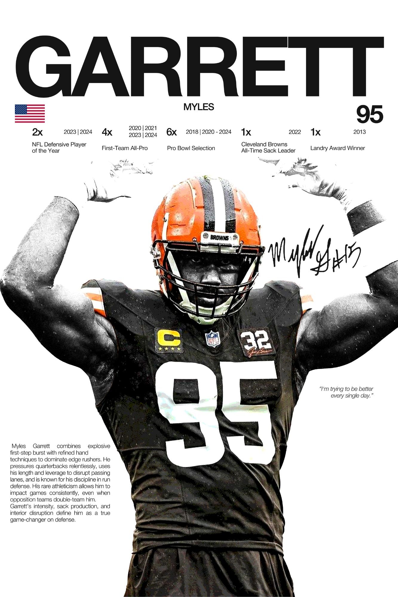Myles Garrett - Hardline Series