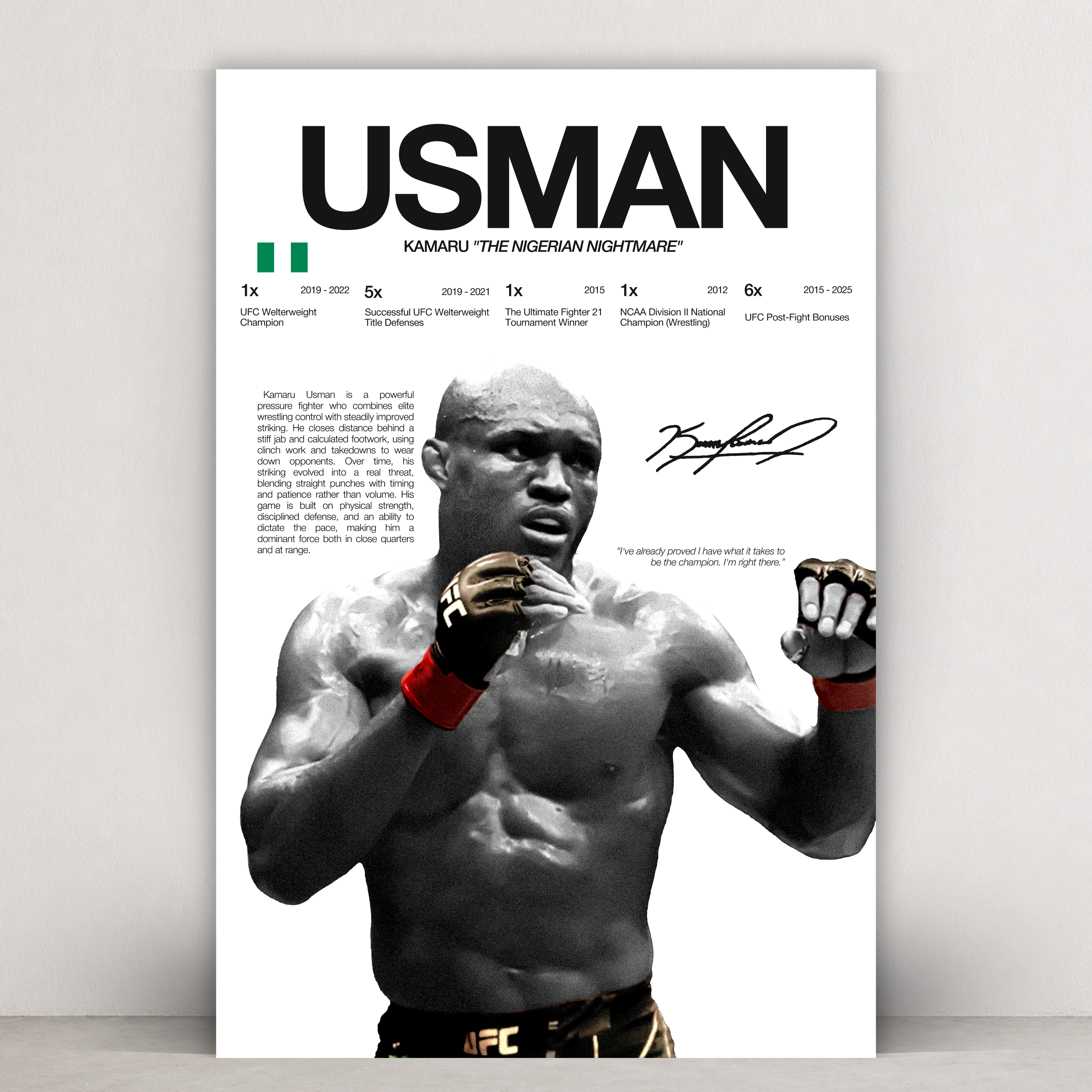 Kamaru Usman - Hardline Series