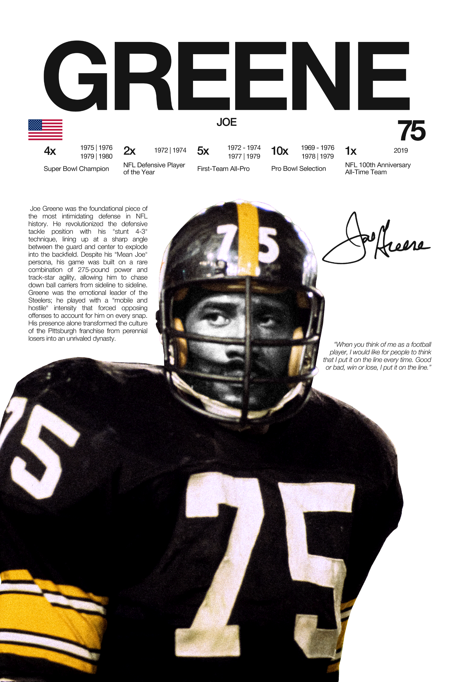 JOE GREENE - HARDLINE SERIES