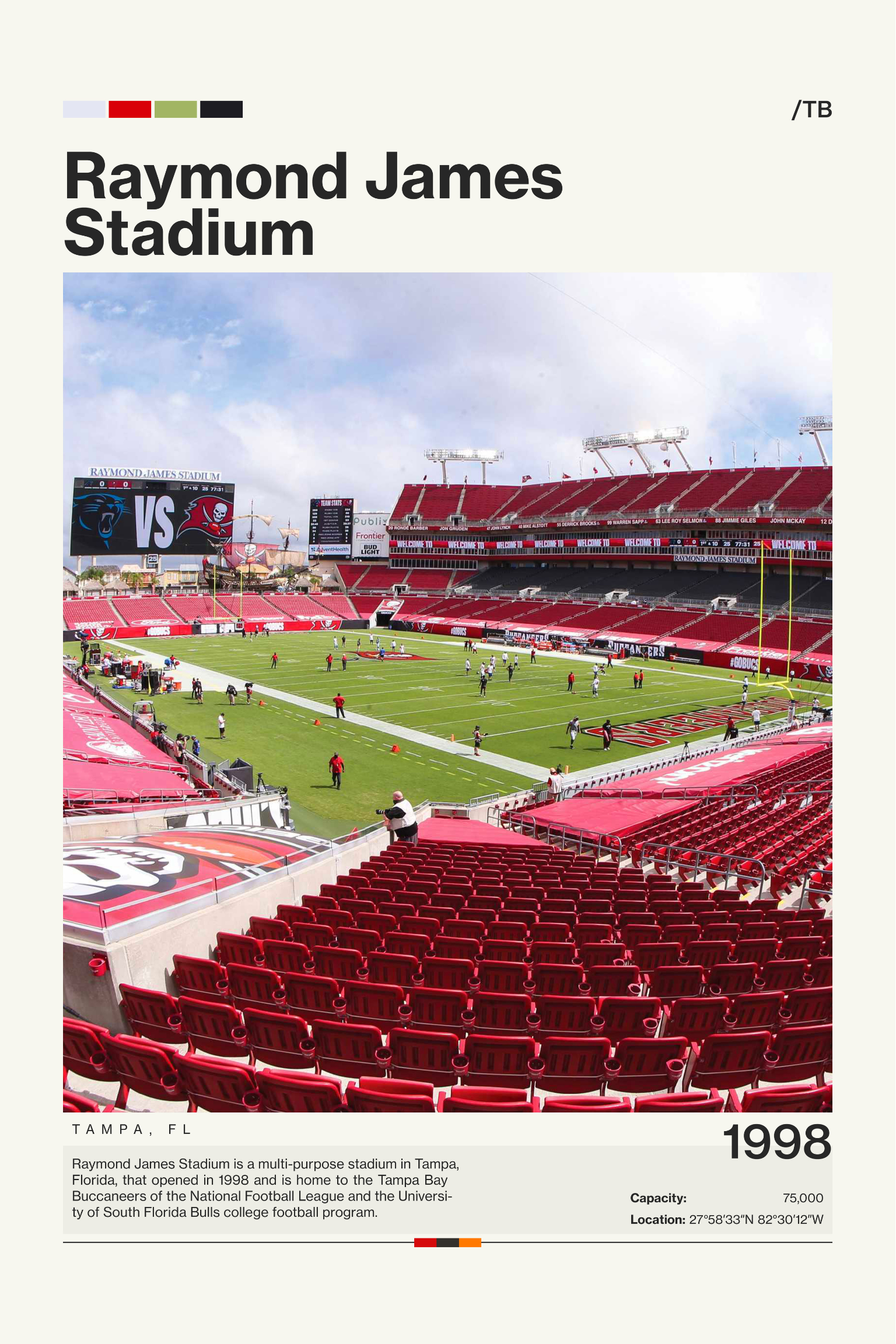 Raymond James Stadium - Tampa Bay Buccaneers - Stadium Series