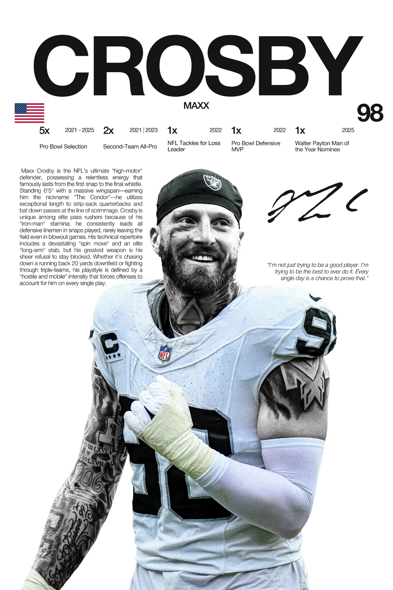 Maxx Crosby - Hardline Series