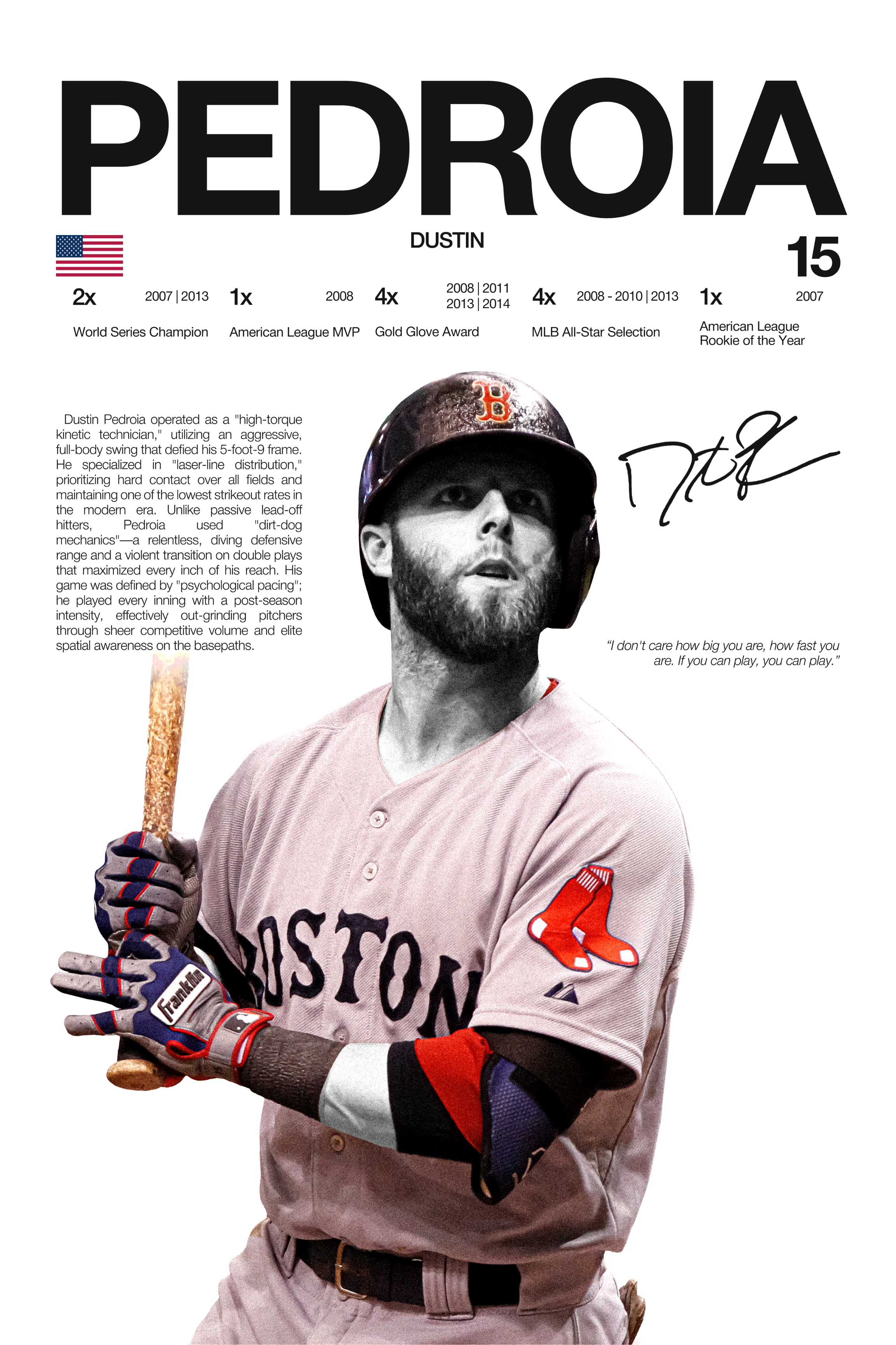 Dustin Pedroia - Hardline Series