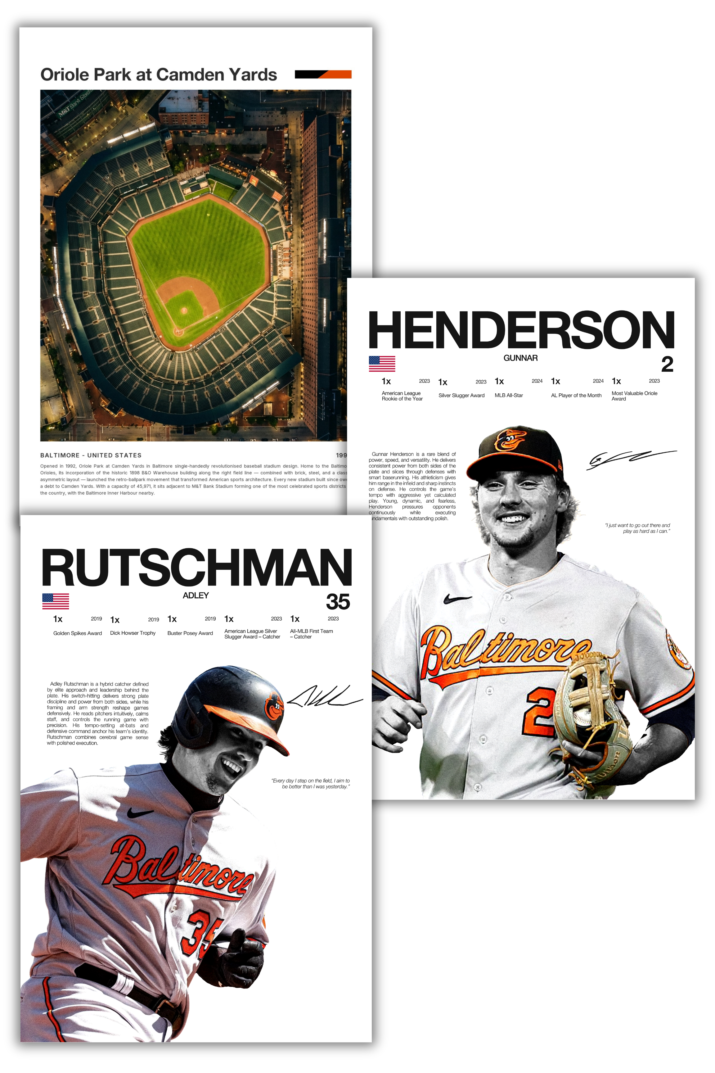 Baltimore Orioles Baseball Bundle - 3 Pack