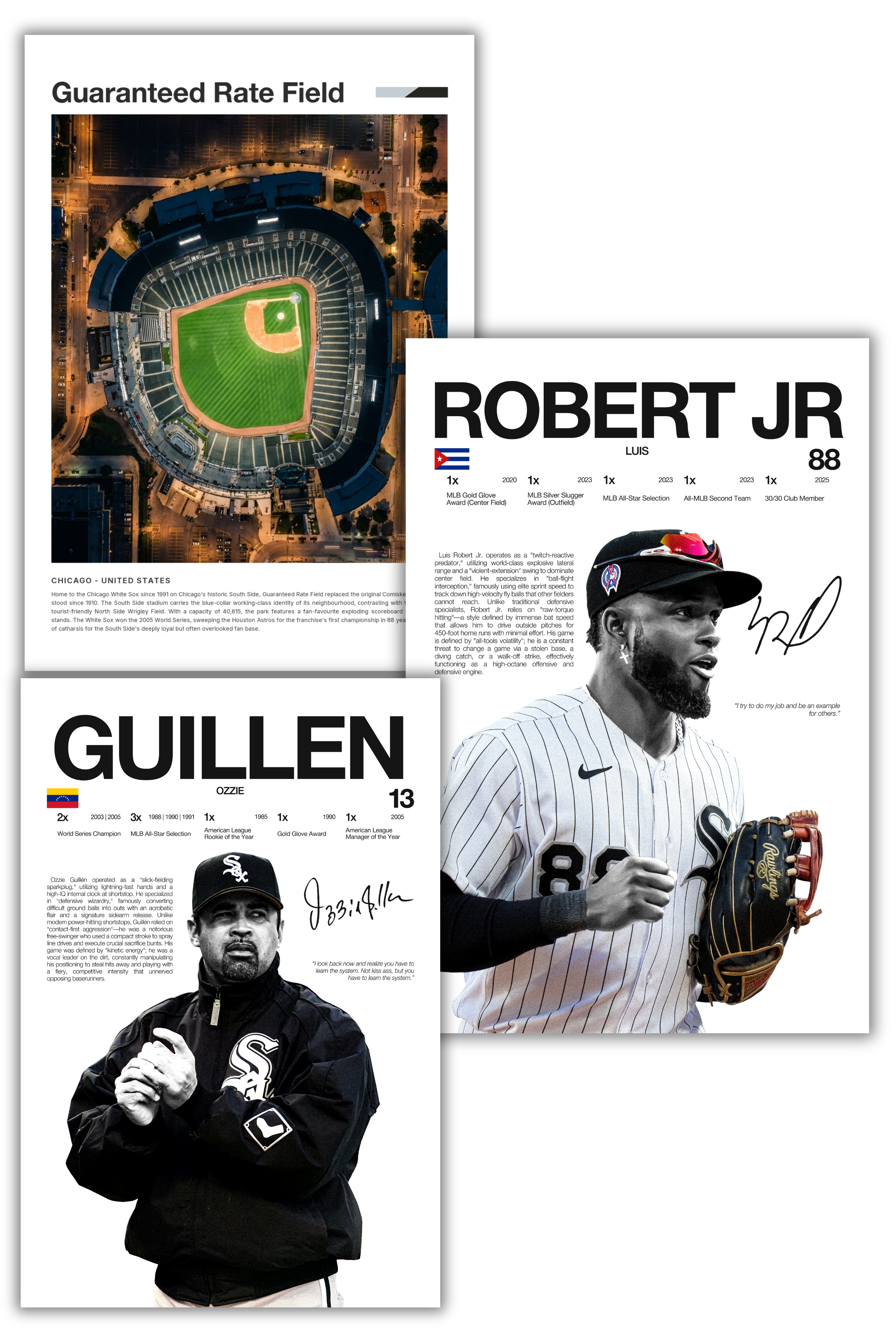 Chicago White Sox Baseball Bundle - 3 Pack