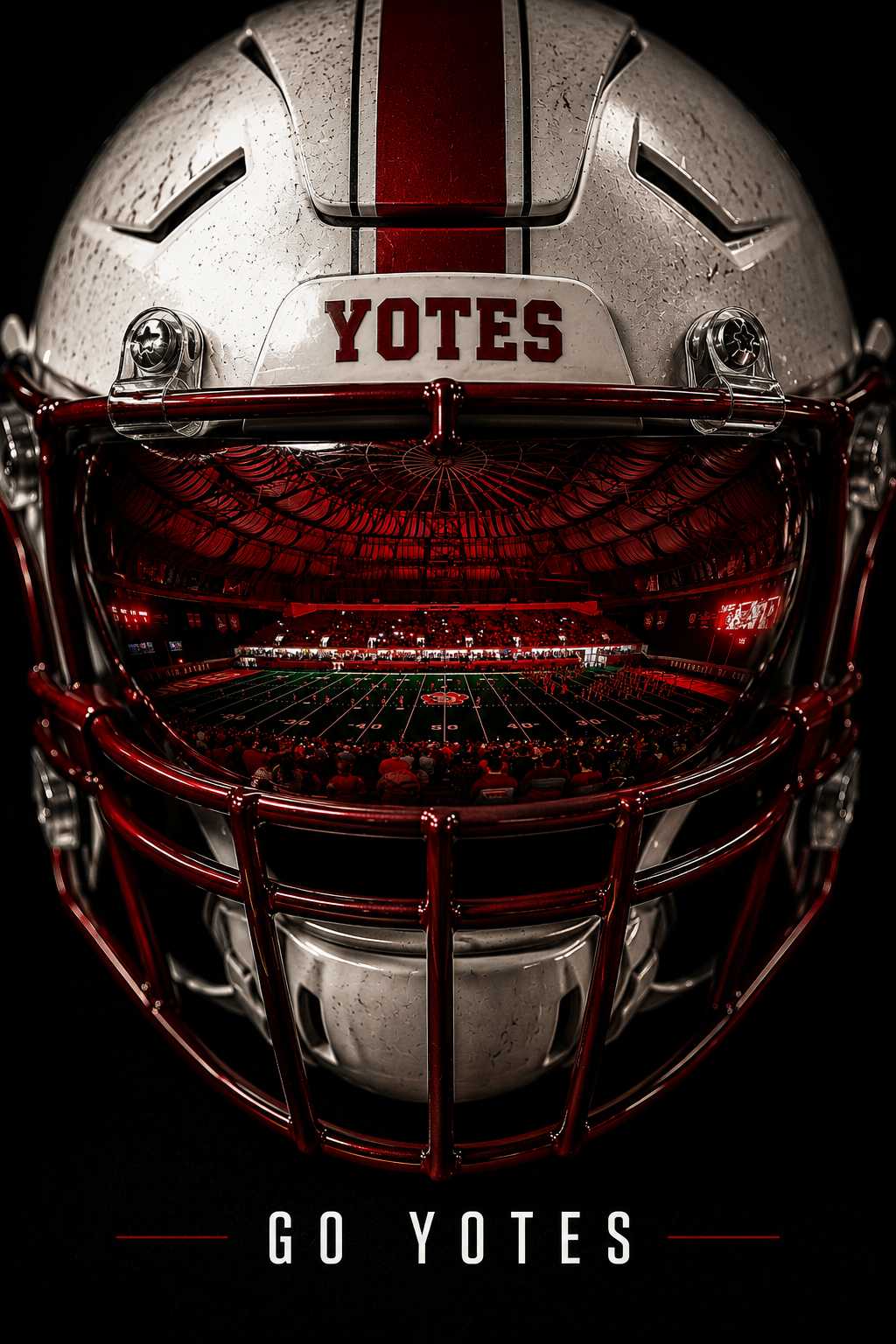 South Dakota - Football Helmet