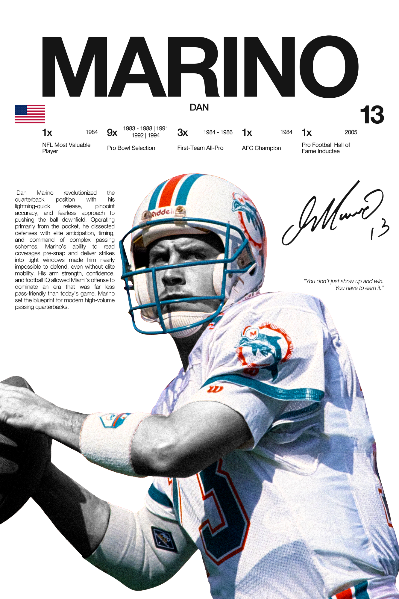 DAN MARINO - HARDLINE SERIES