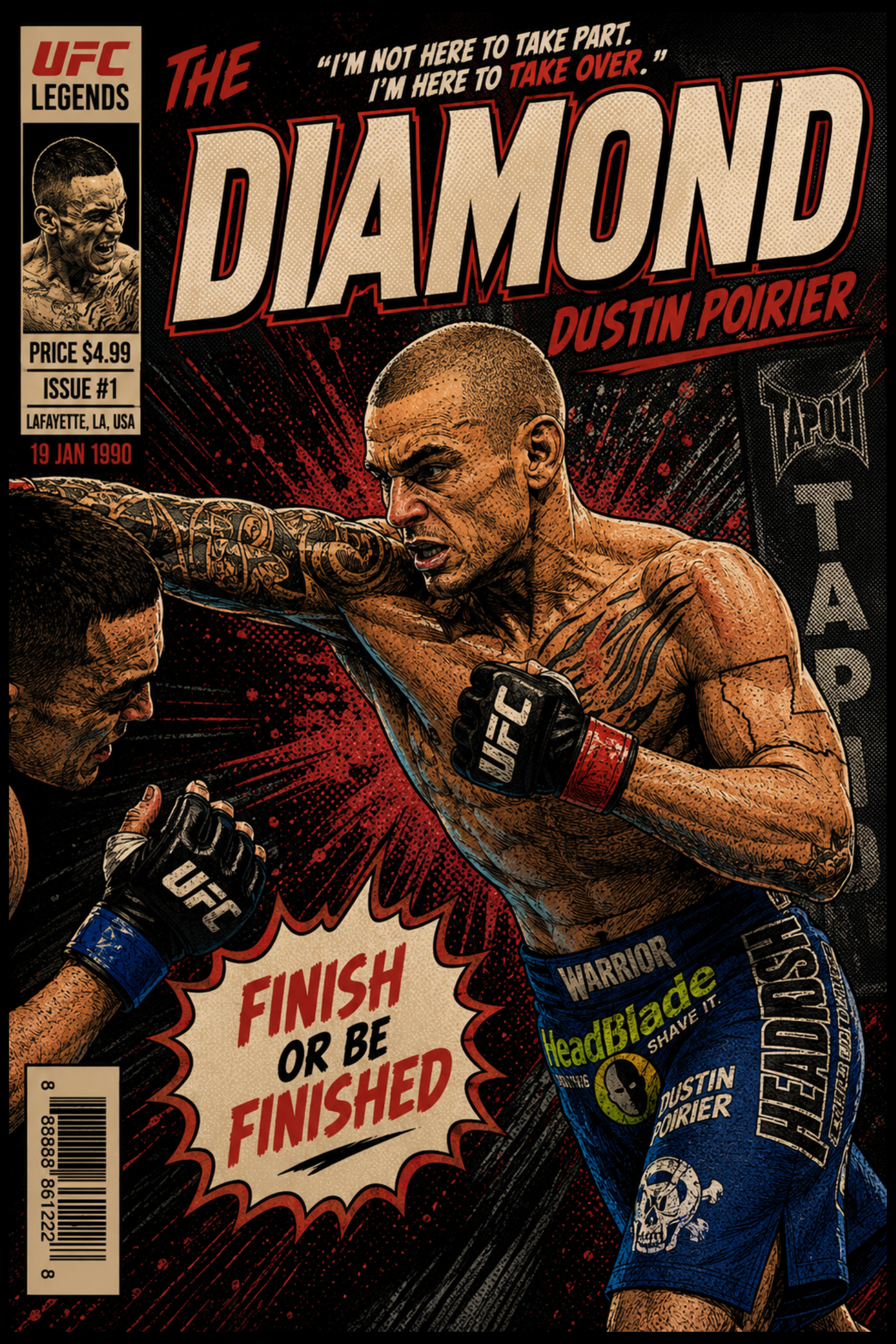 Dustin Poirier - Comic Book