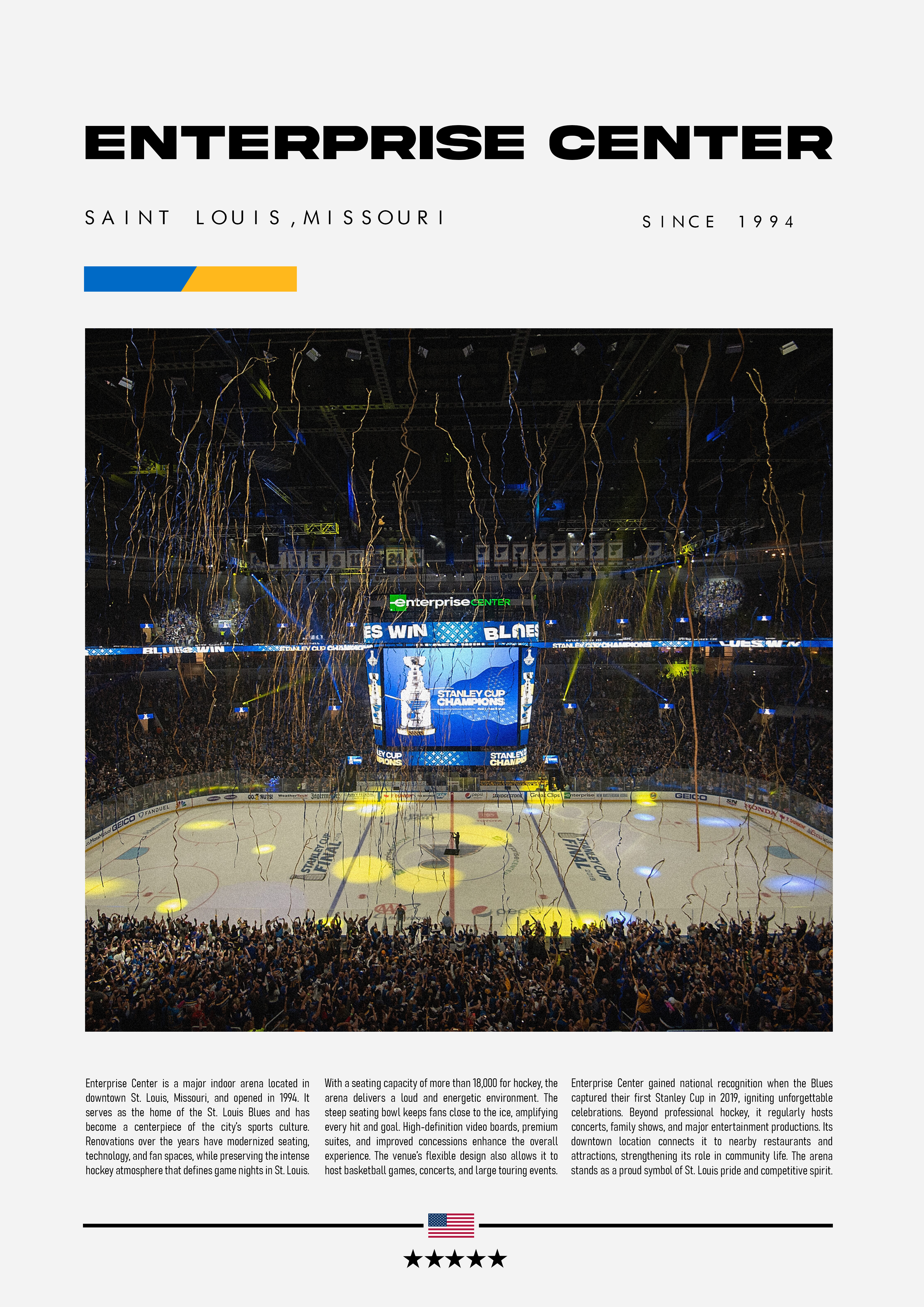 Enterprise Center - St. Louise Blues - Stadium Series