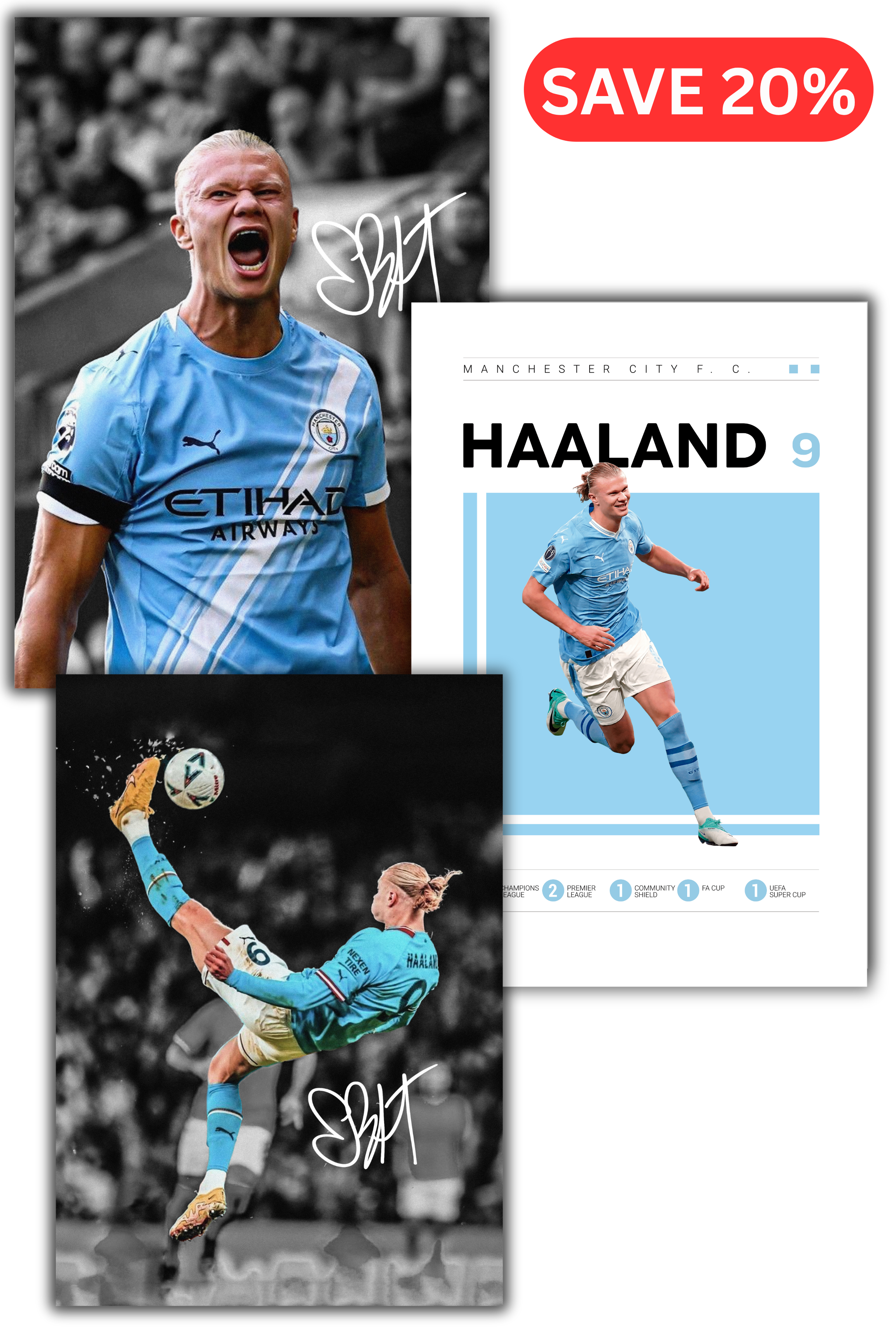 Erlang Haaland Bundle - 3 PACK