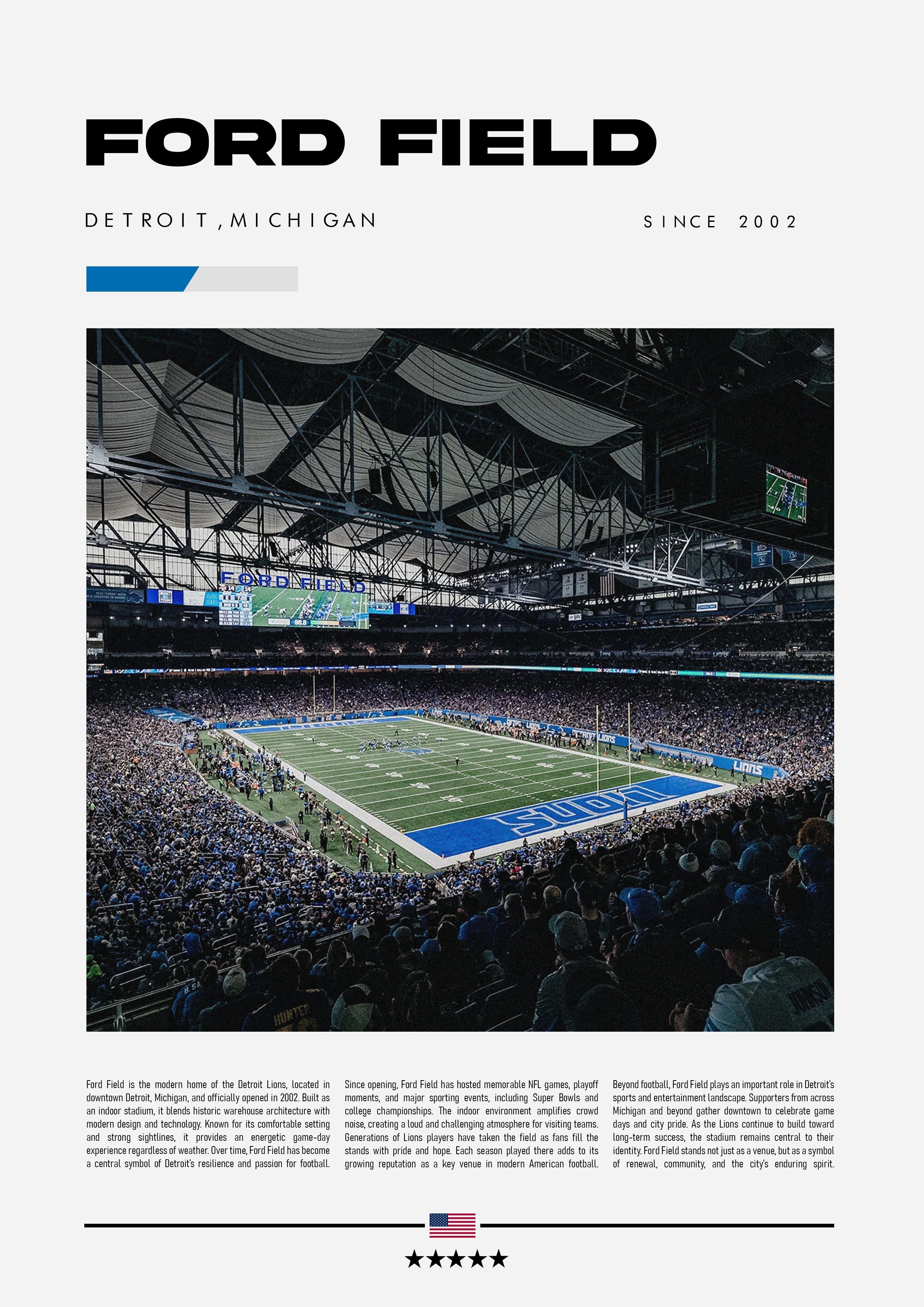 Ford Field - Detroit Lions - Stadium Series