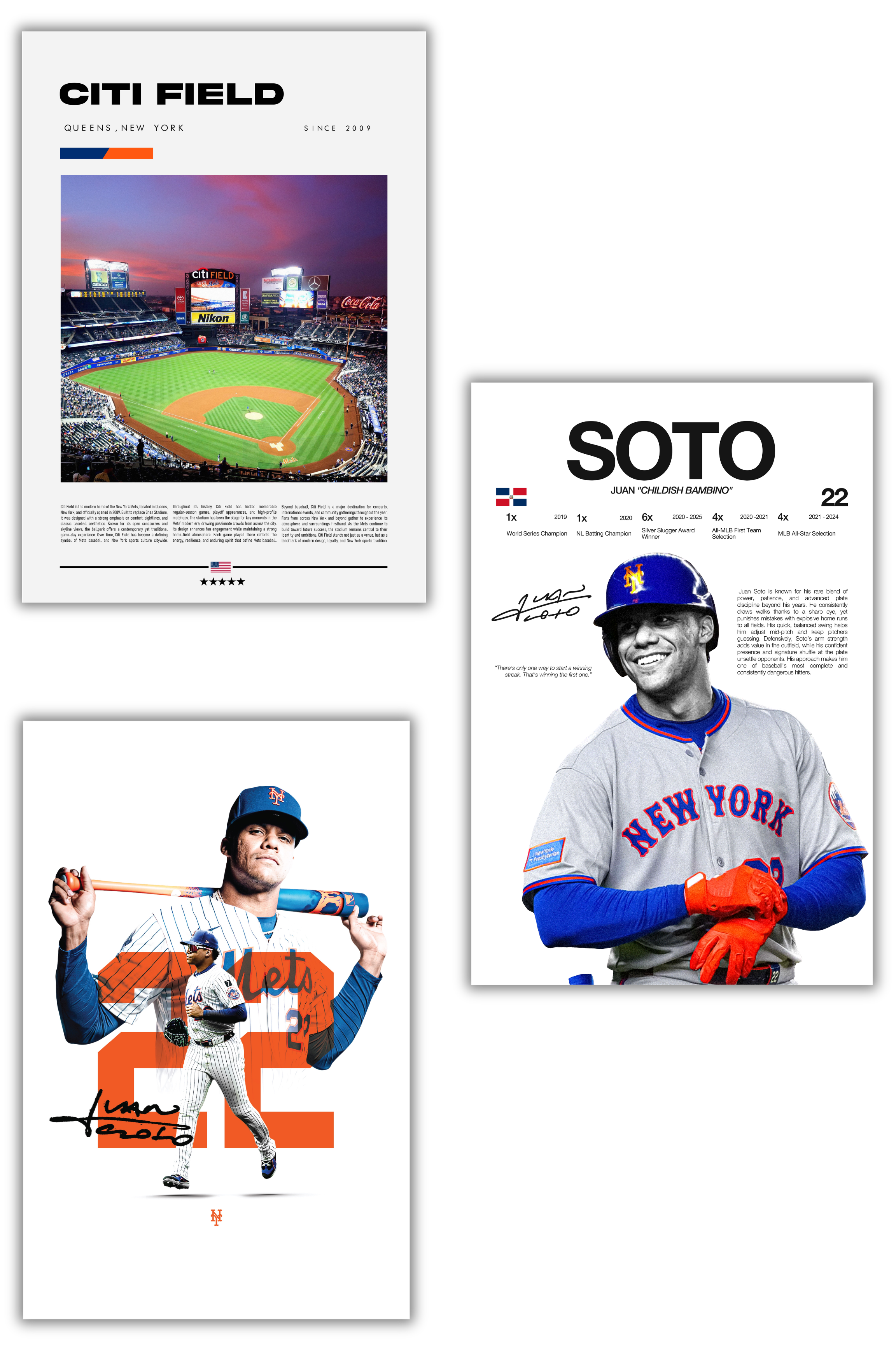 Juan Soto Baseball Bundle - 3 Pack