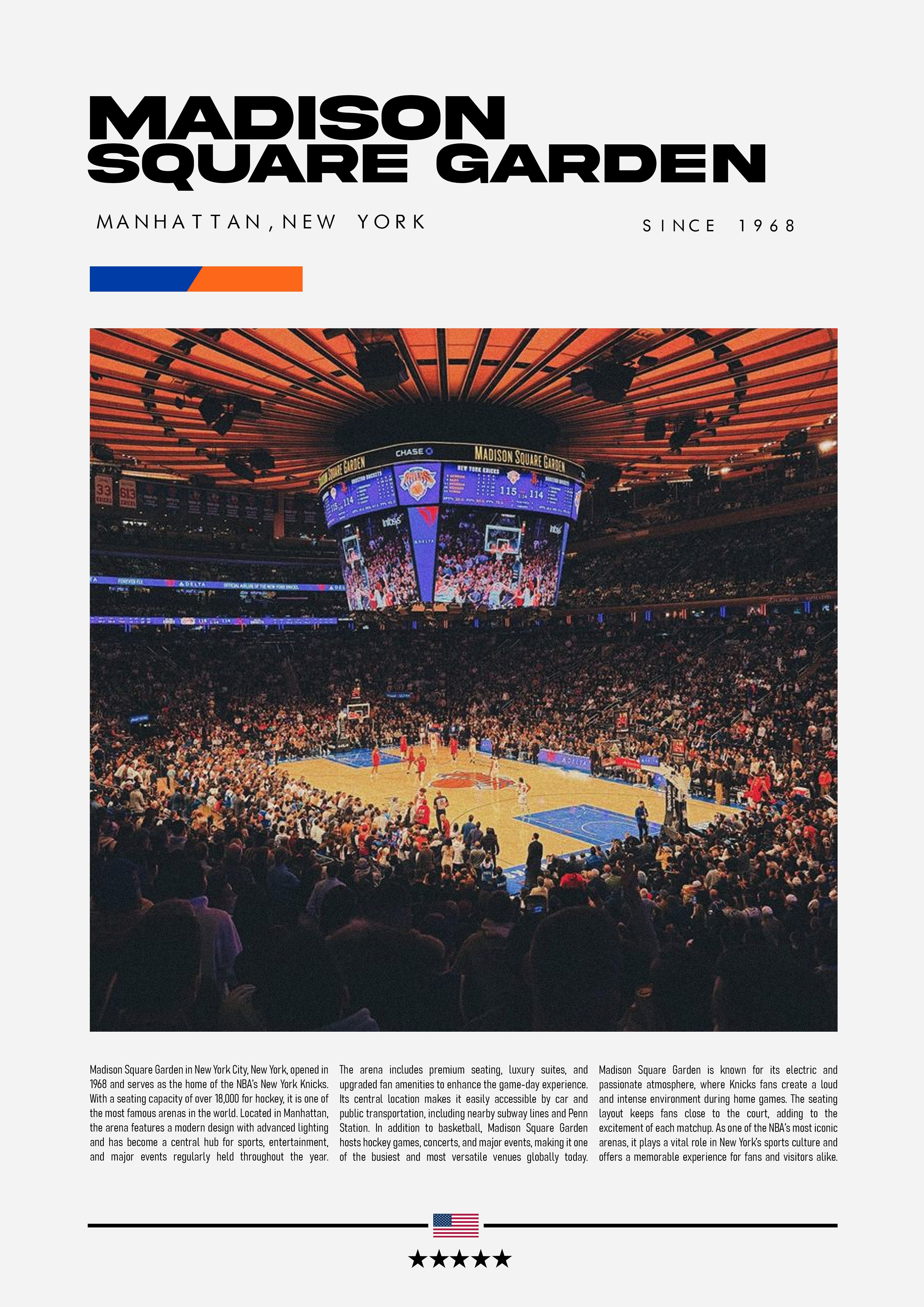 Madison Square Garden - New York Knicks - Stadium Series