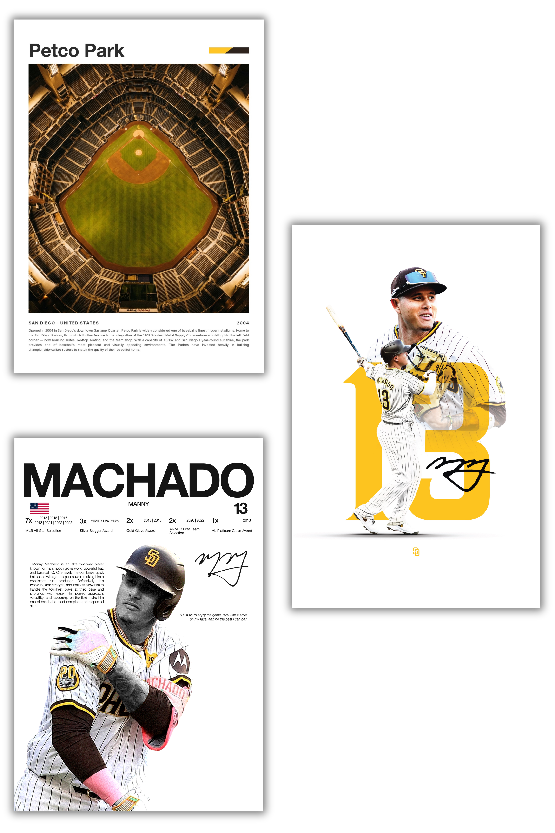 Manny Machado Baseball Bundle - 3 Pack