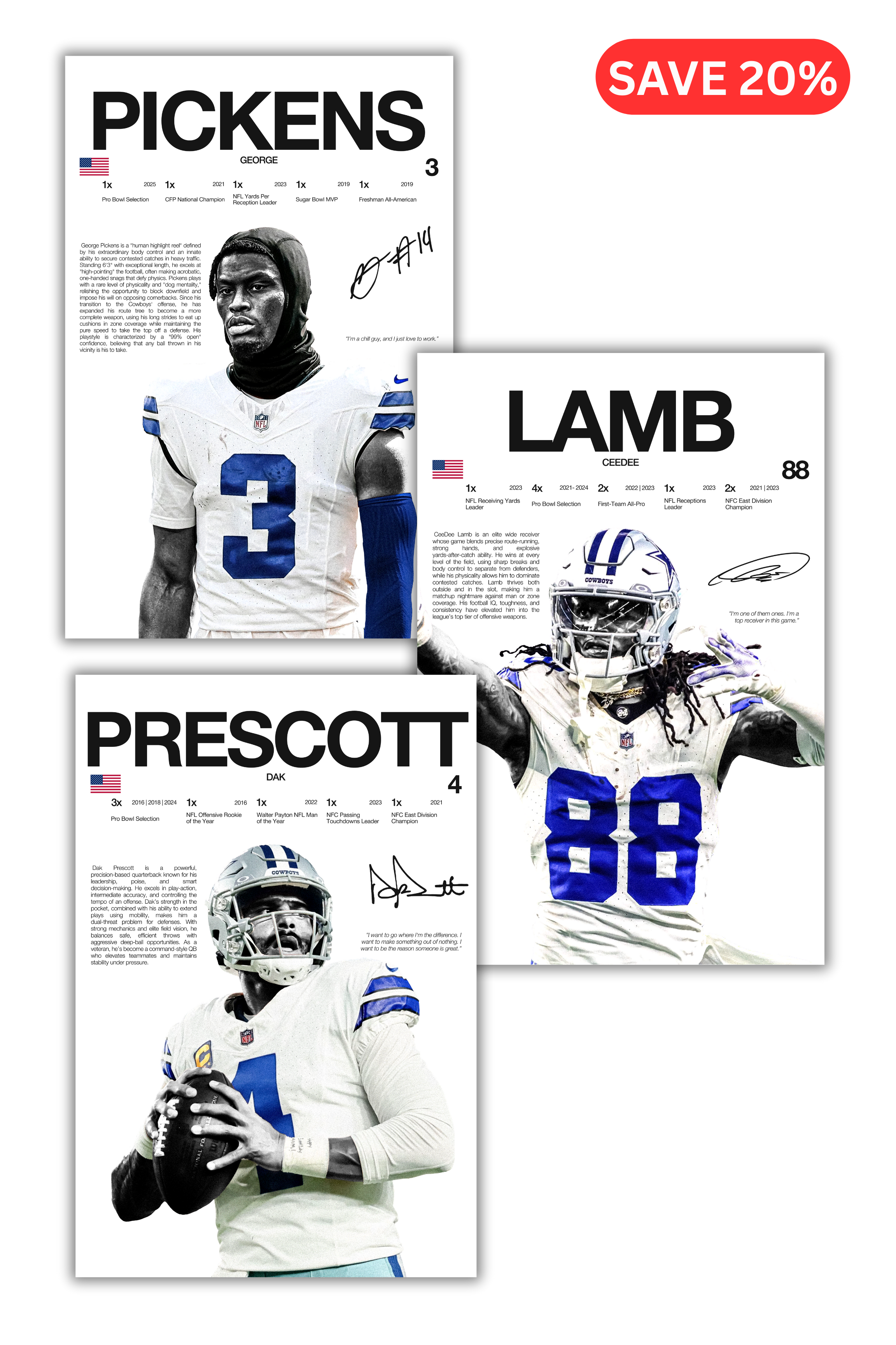 DALLAS BUNDLE - 3 PACK