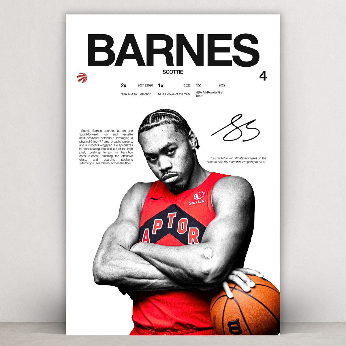 Scottie Barnes - Hardline Series