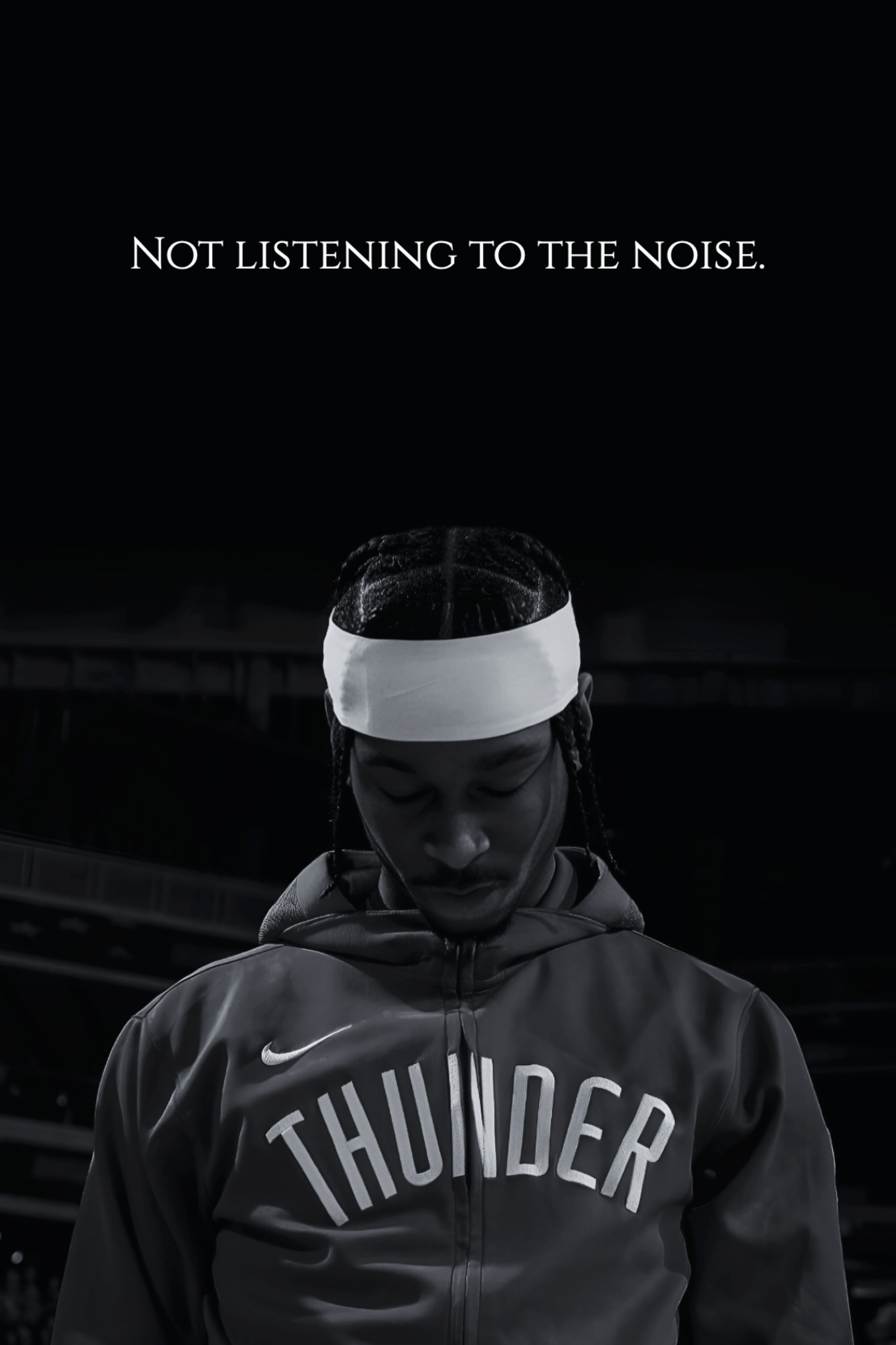 NOT LISTENING TO THE NOISE- SHAI GILGEOUS-ALEXANDER