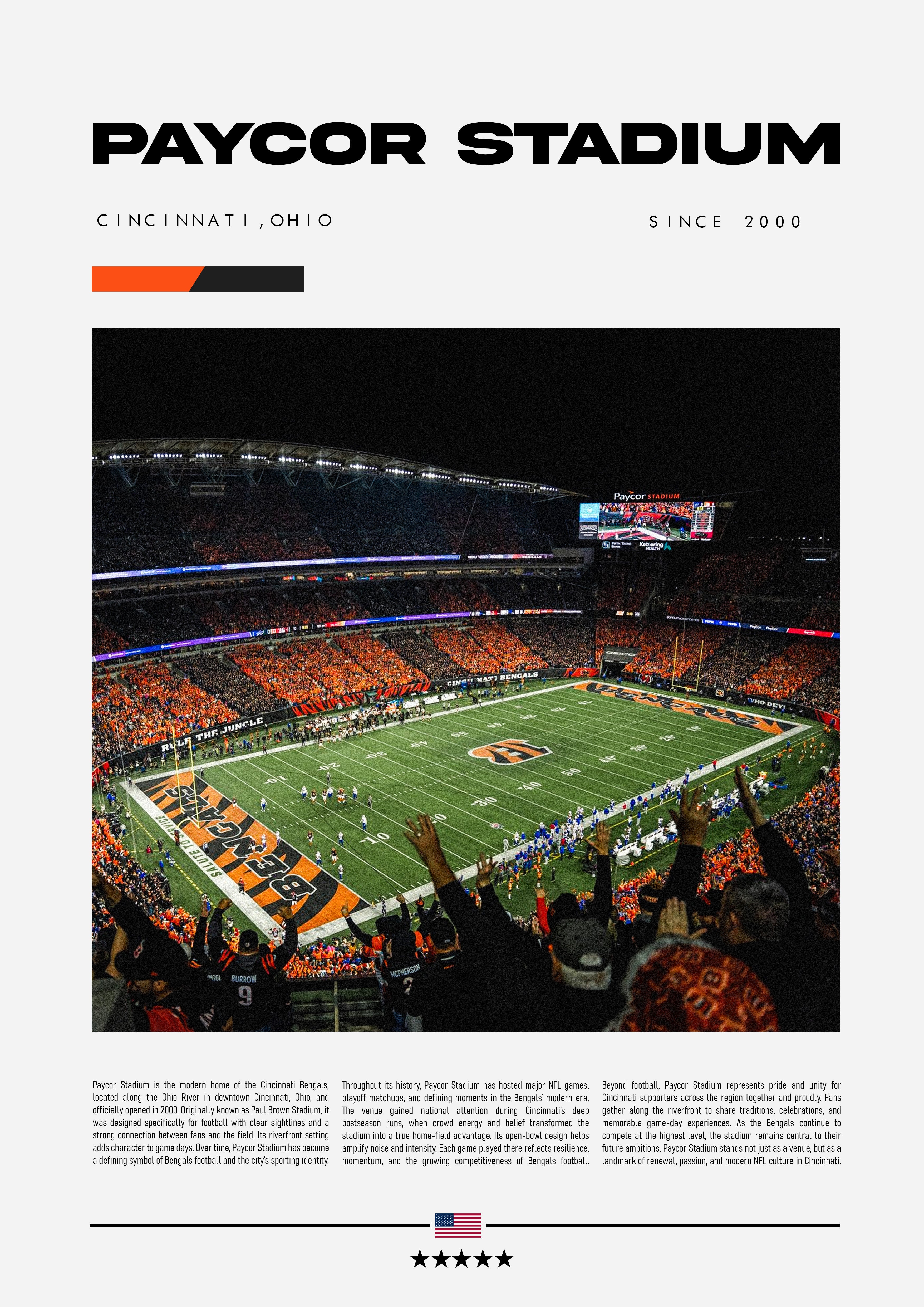 Paycor Stadium - Cincinnati Bengals - Stadium Series