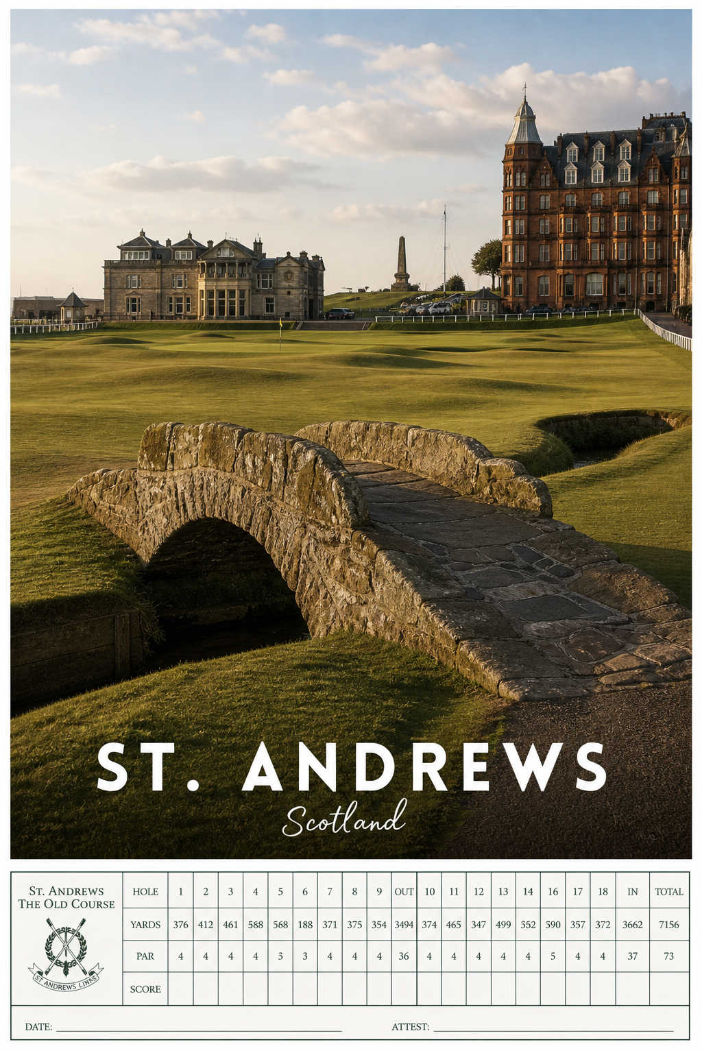 St. Andrews - Scorecard