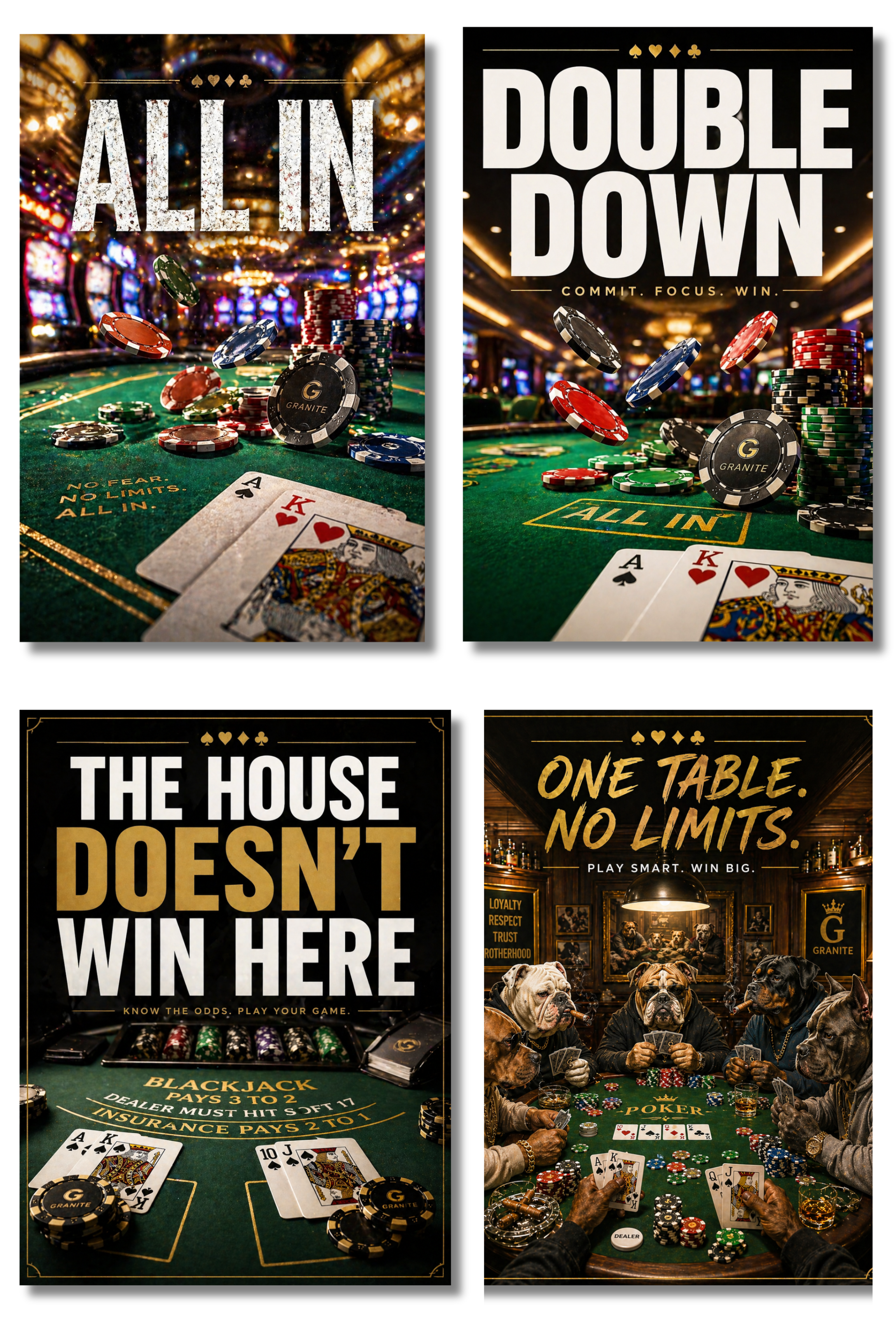 The High Stakes Collection - 4 pack
